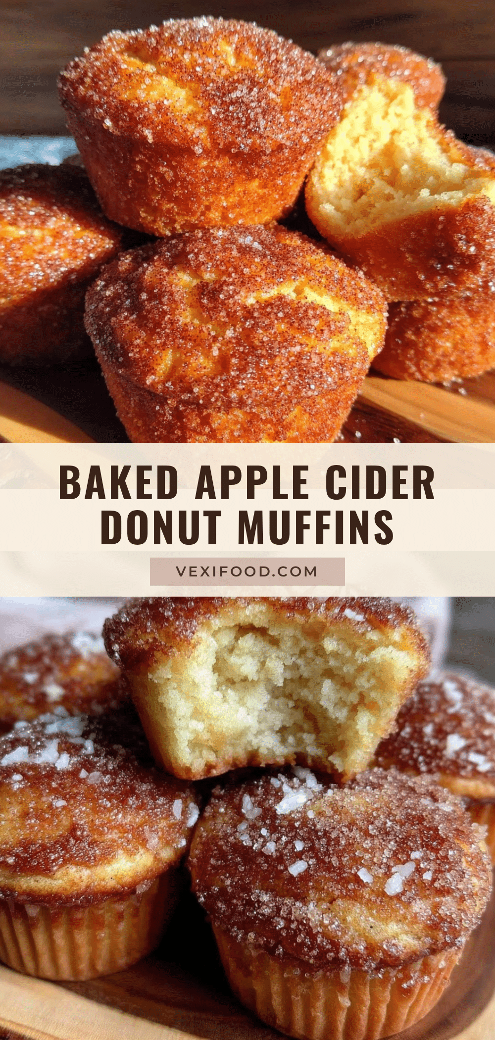 apple cider donut muffins recipe