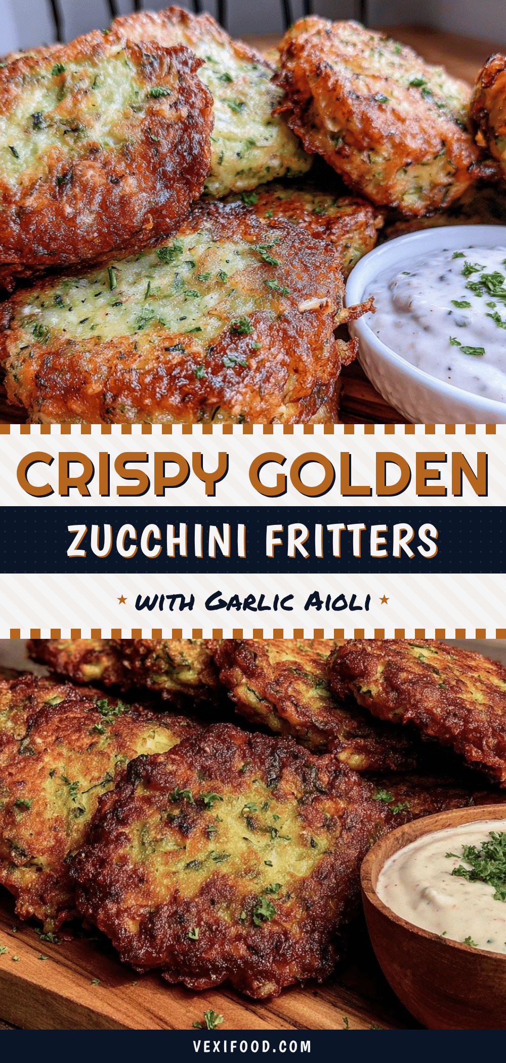 crispy baked zucchini fritters recipe