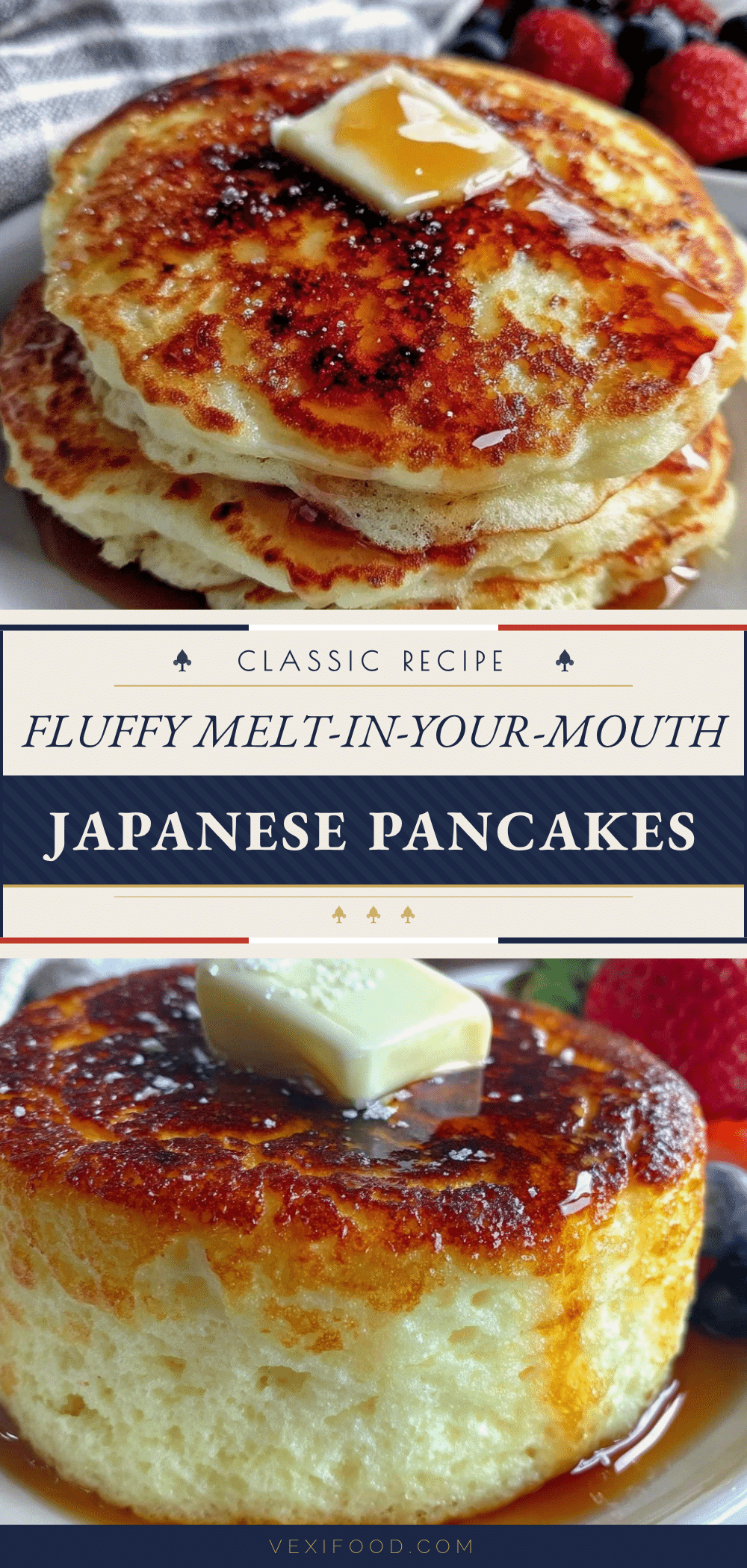 fluffy japanese pancakes soufflé style recipe