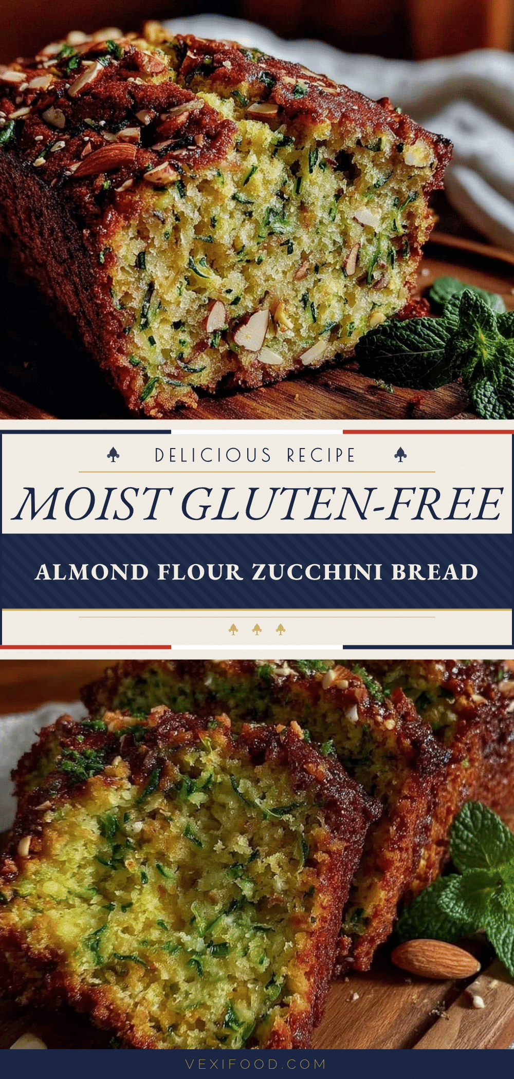 gluten-free almond flour zucchini bread recipe