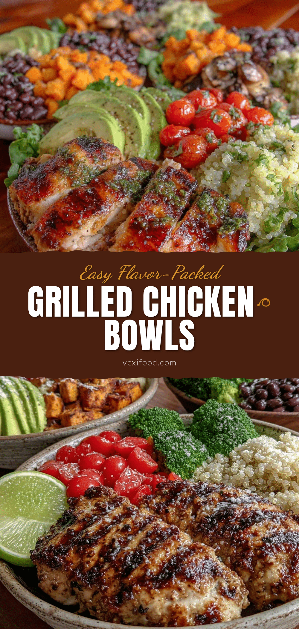 grilled chicken meal prep bowls recipe