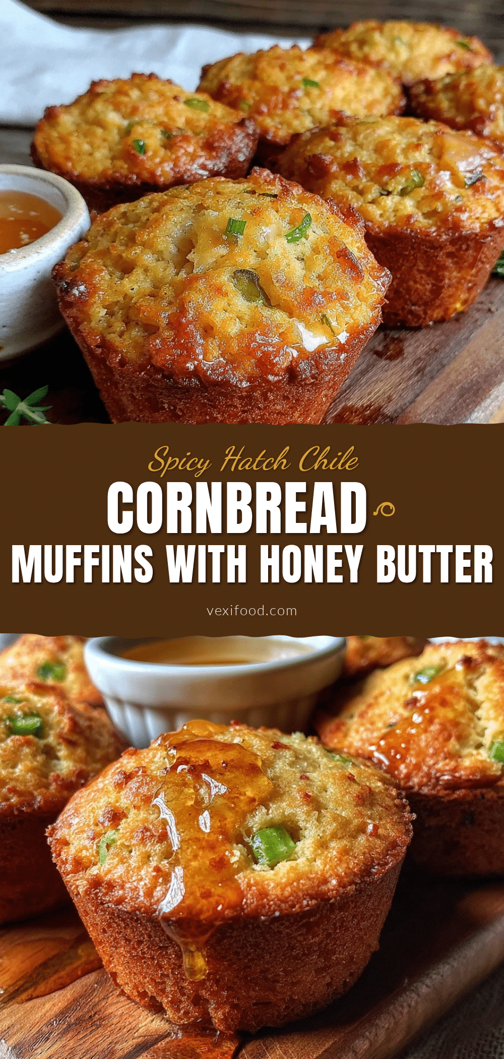 Hatch chile cornbread muffins recipe