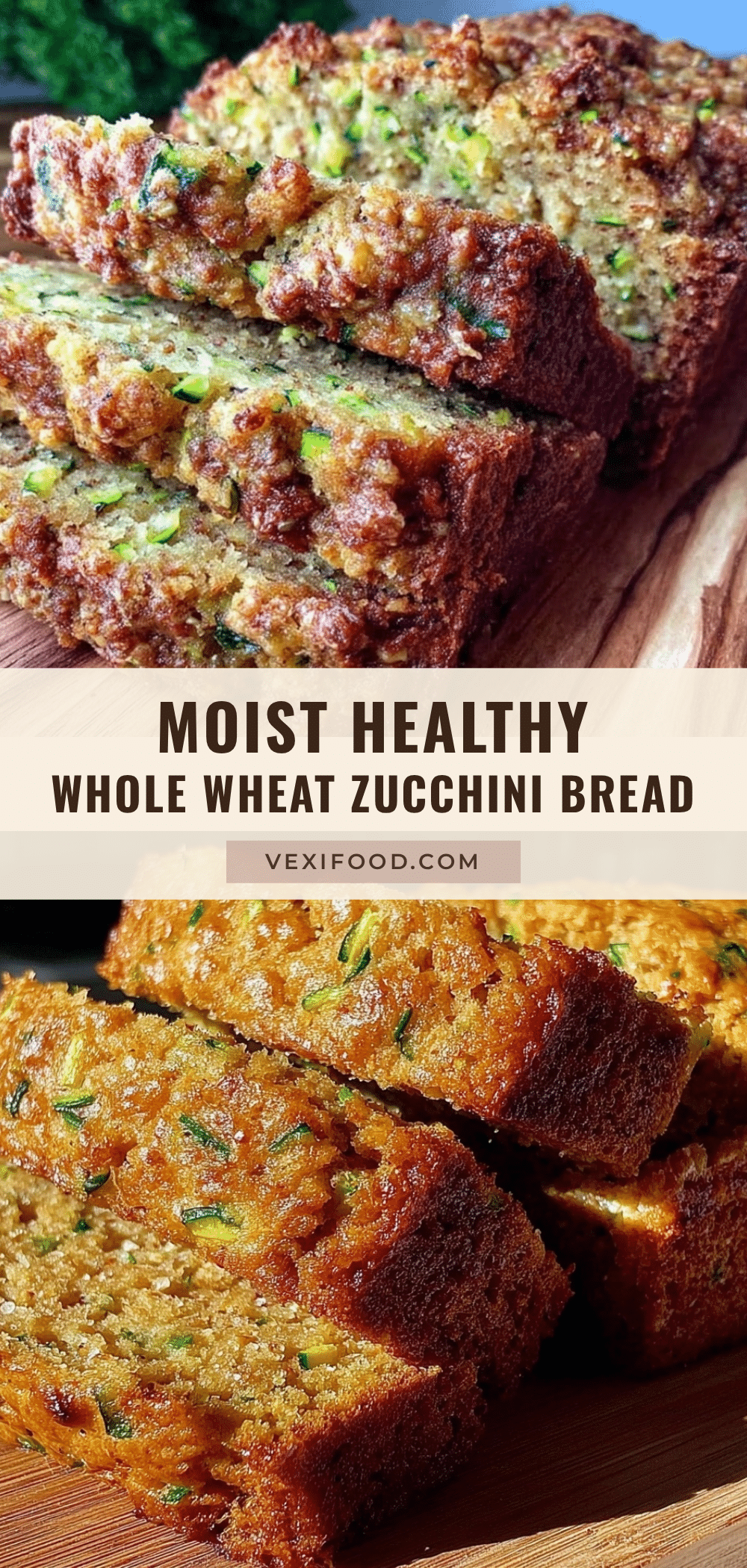 healthy whole wheat zucchini bread recipe