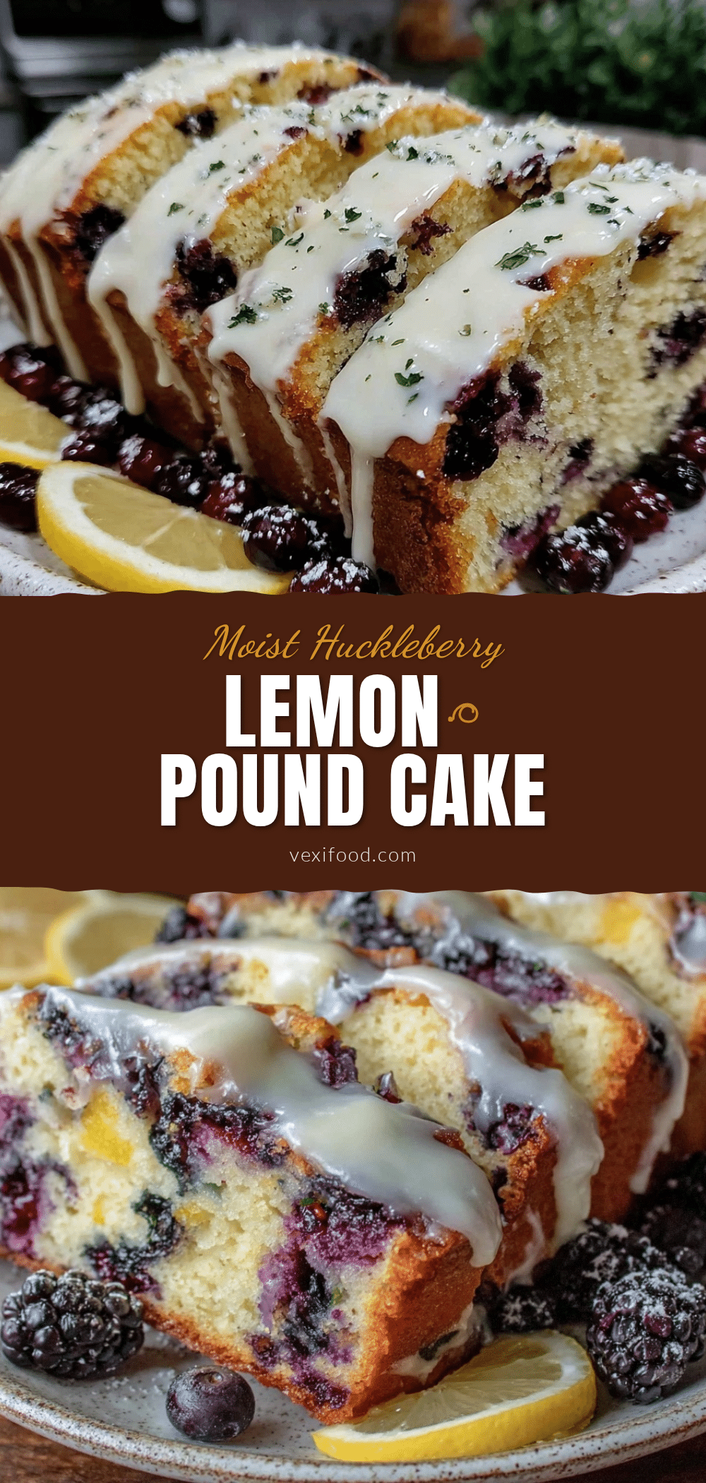 huckleberry lemon pound cake recipe