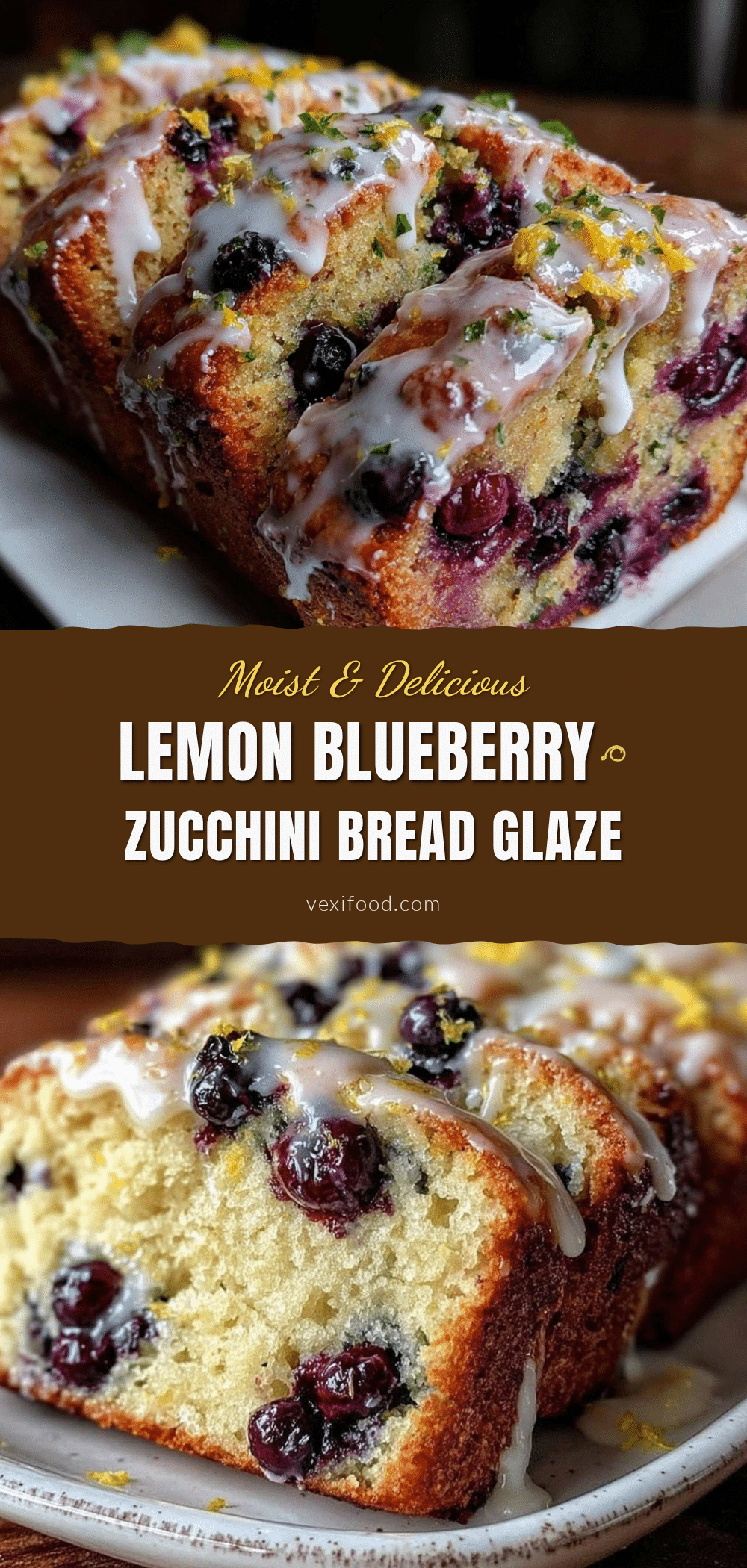 lemon blueberry zucchini bread recipe