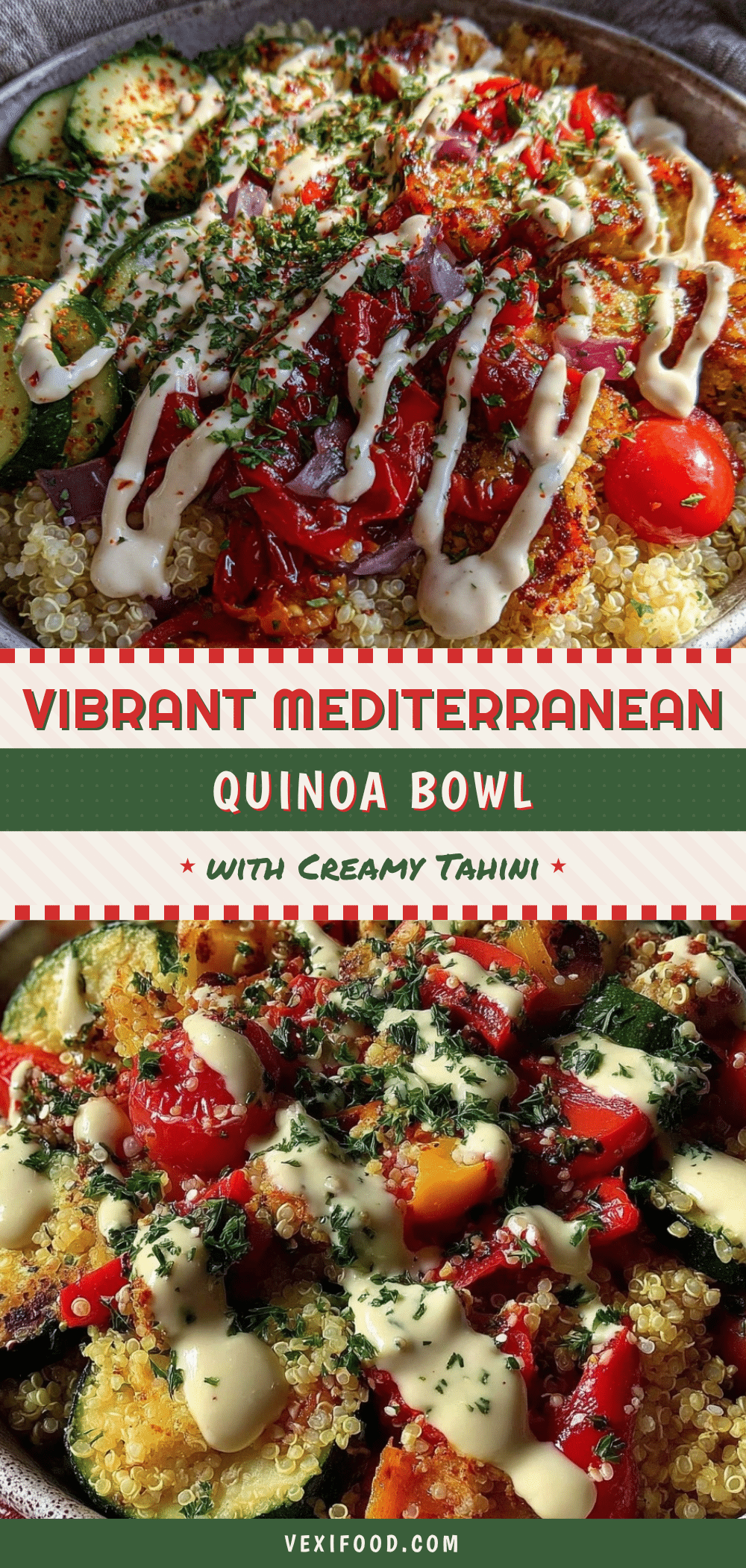 Mediterranean quinoa bowl recipe