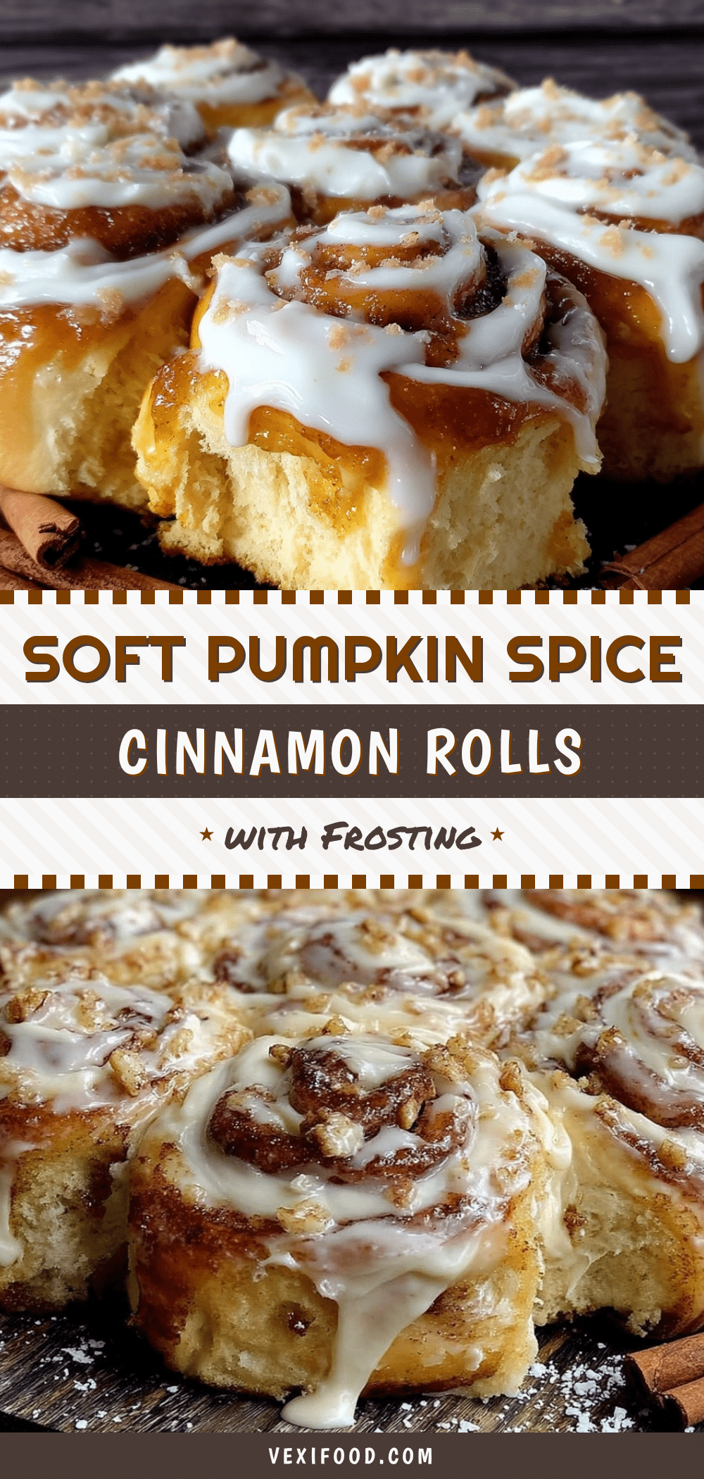 pumpkin spice cinnamon rolls recipe
