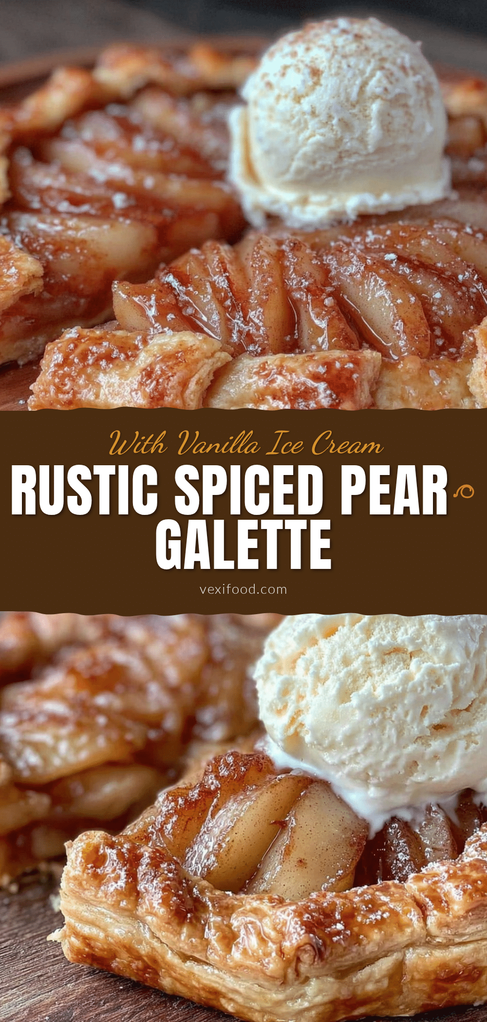 spiced pear galette recipe