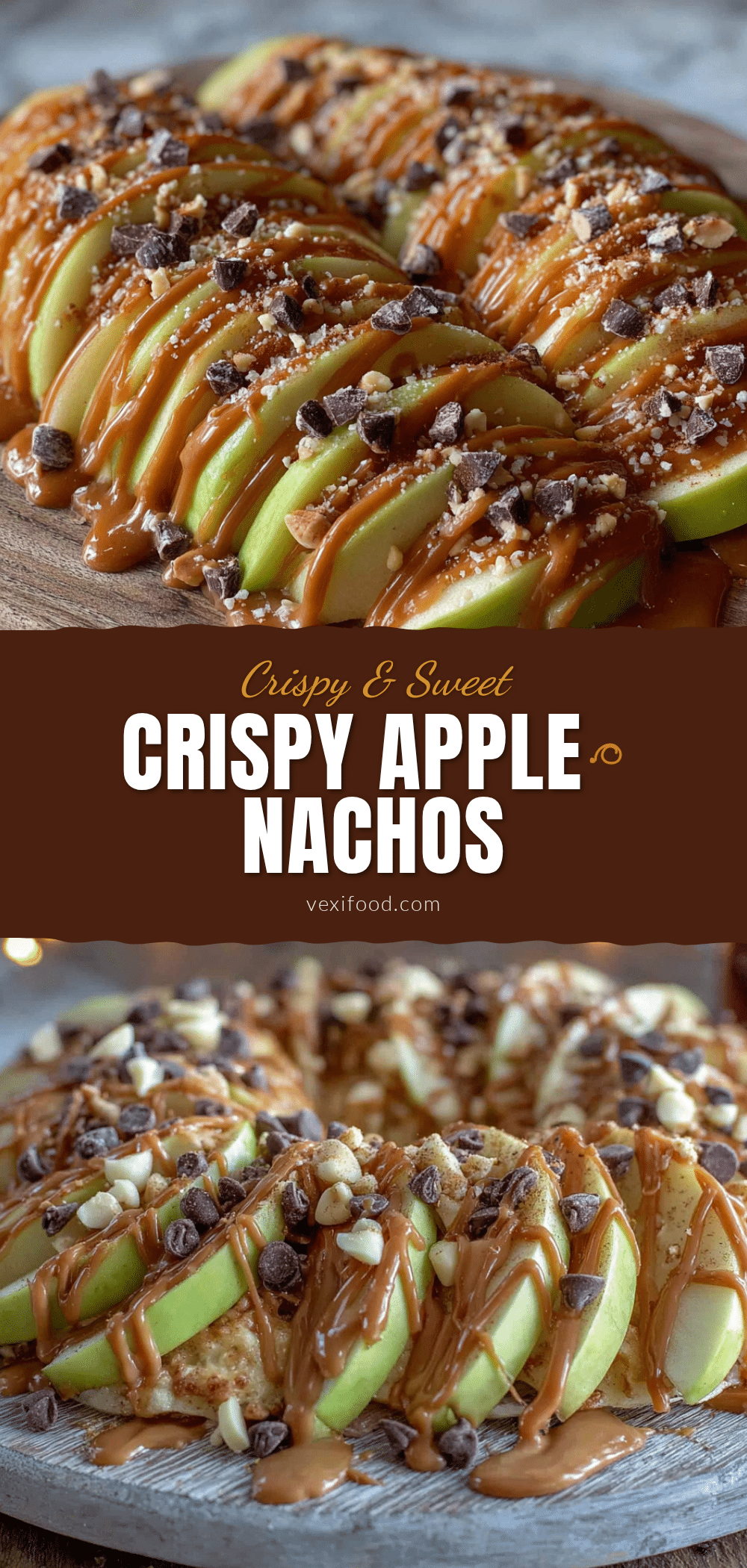 apple nachos with peanut butter drizzle recipe