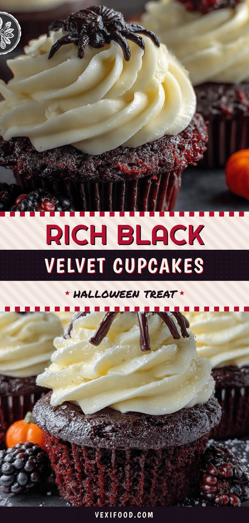 black velvet halloween cupcakes recipe