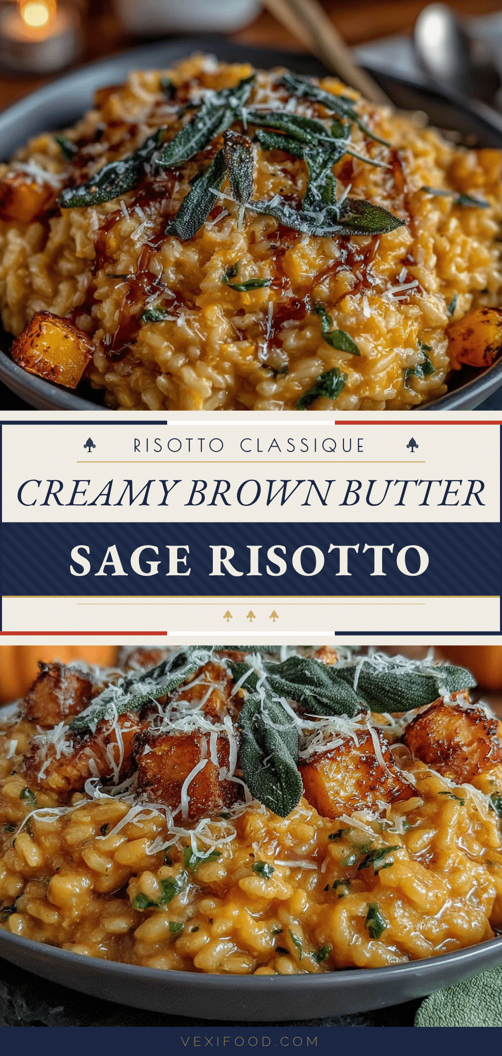 brown butter sage butternut squash risotto recipe