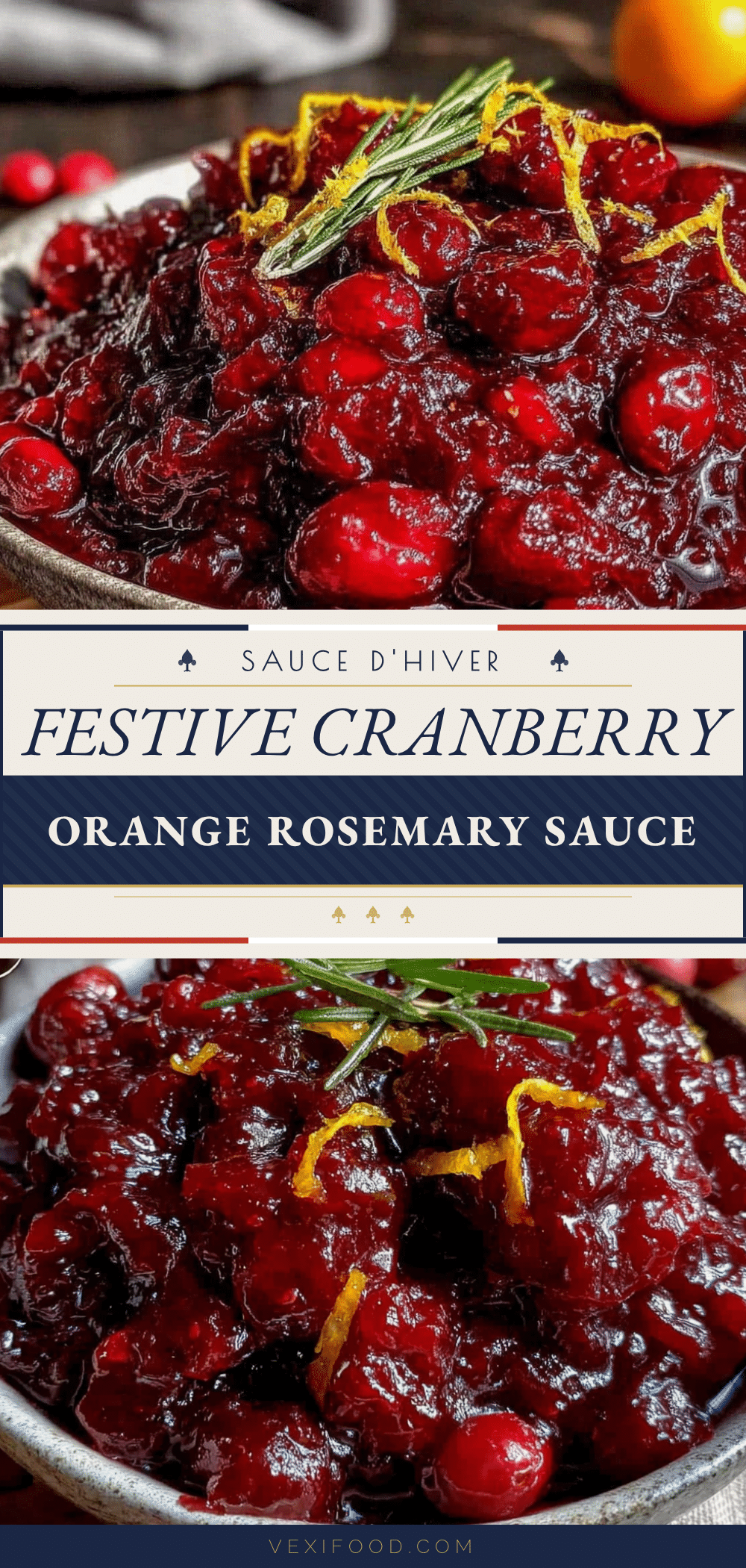 cranberry orange sauce with rosemary recipe
