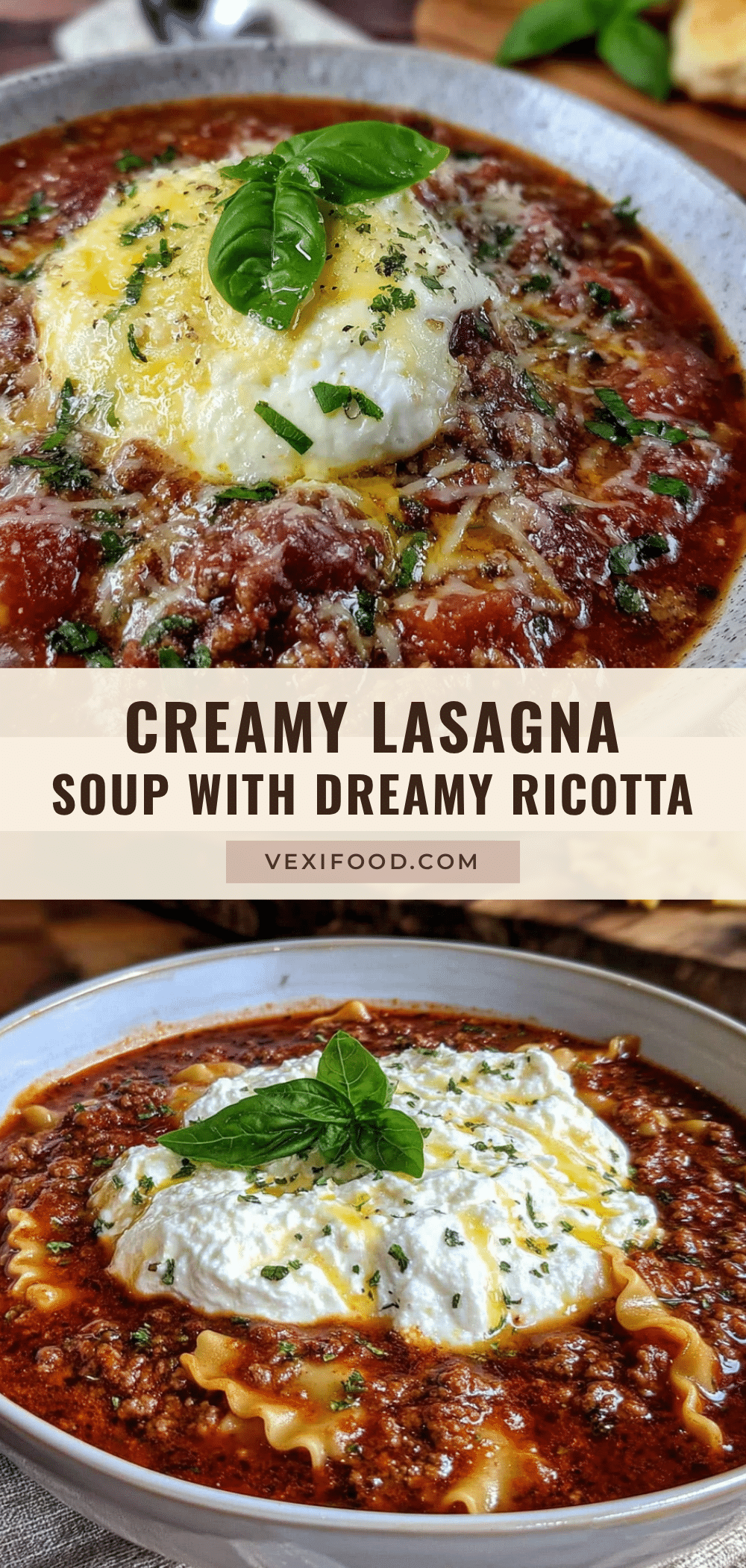 creamy lasagna soup recipe