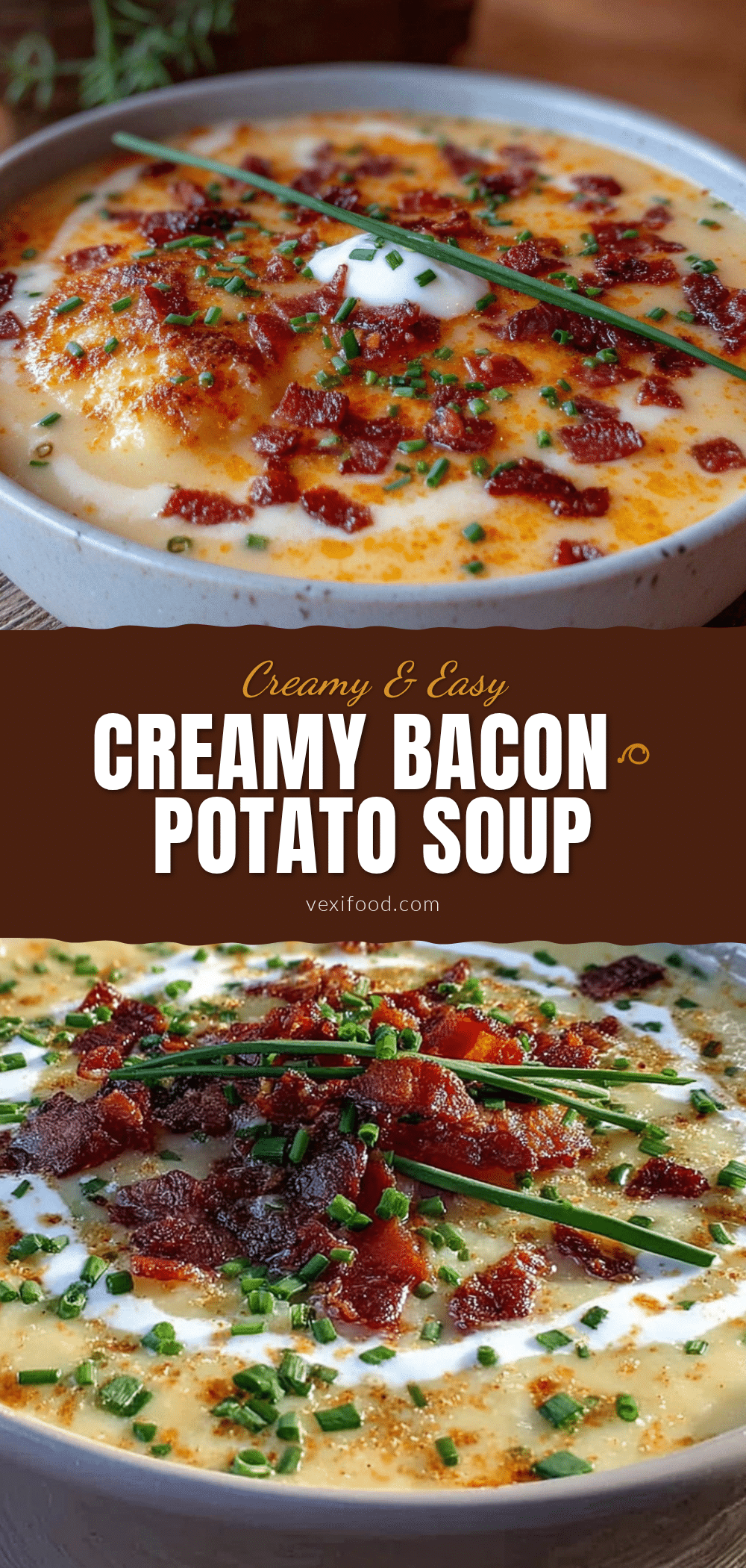 creamy potato soup with bacon and chives recipe