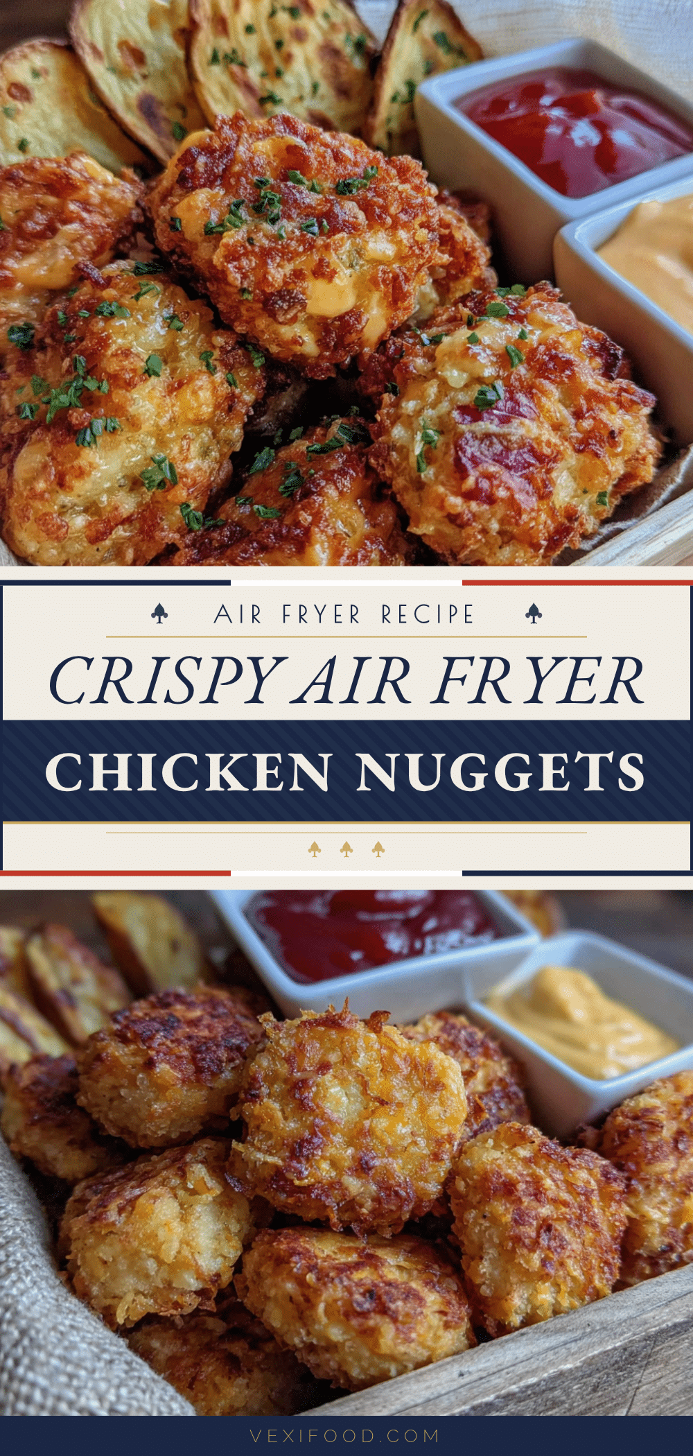 crispy air fryer chicken nuggets recipe