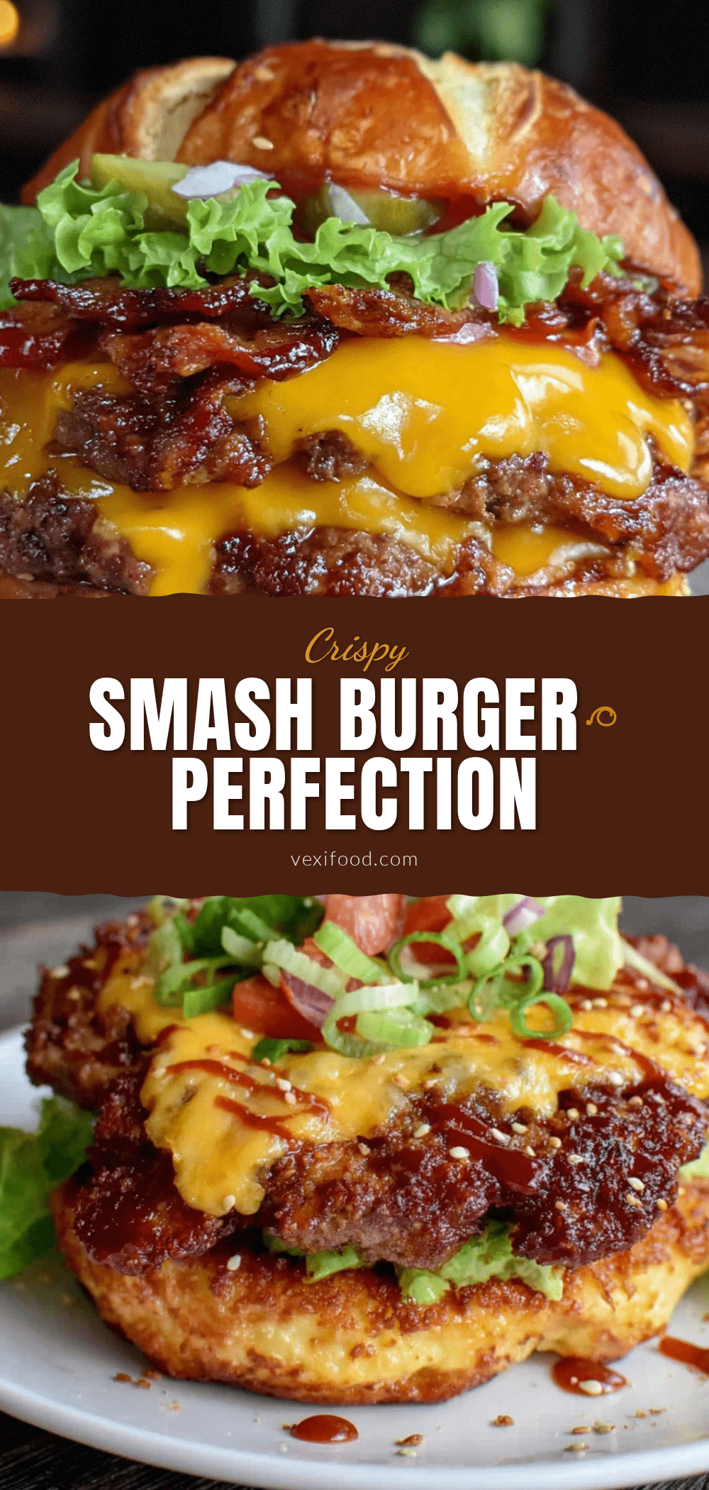 crispy smash cheeseburger recipe