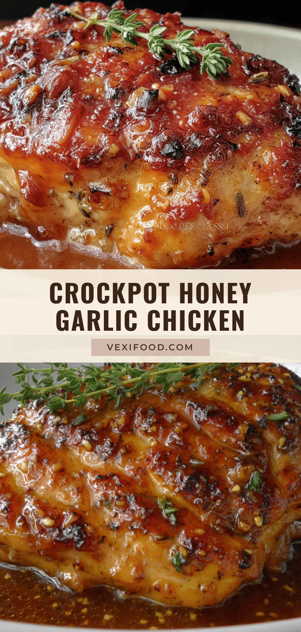 crockpot honey garlic chicken recipe