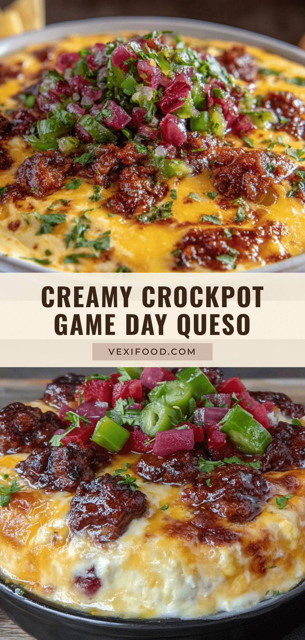 crockpot queso with chorizo recipe