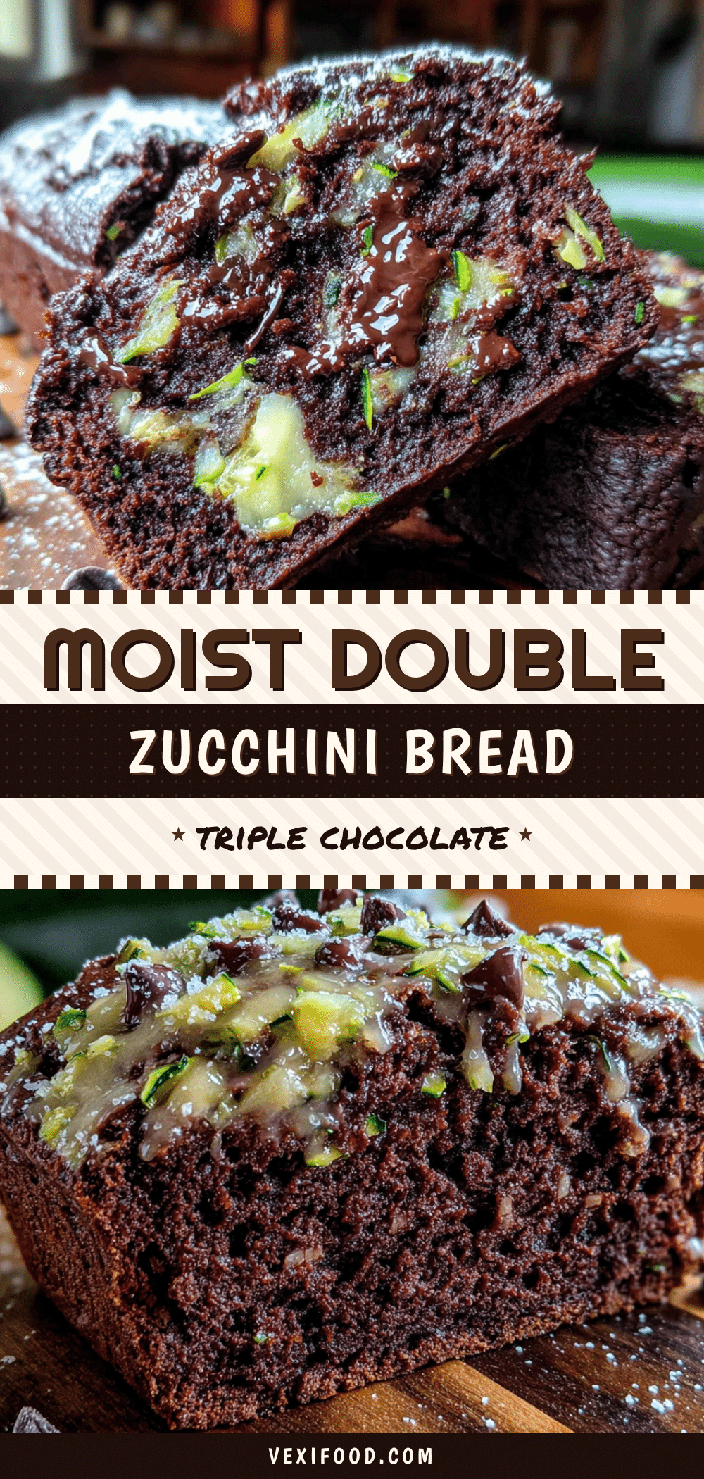 double chocolate zucchini bread recipe