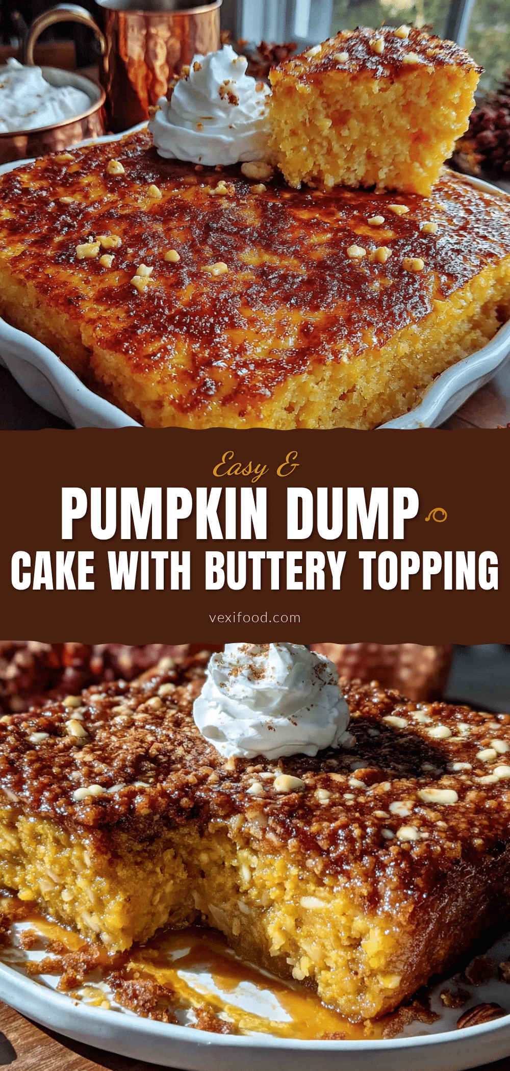 easy pumpkin dump cake recipe