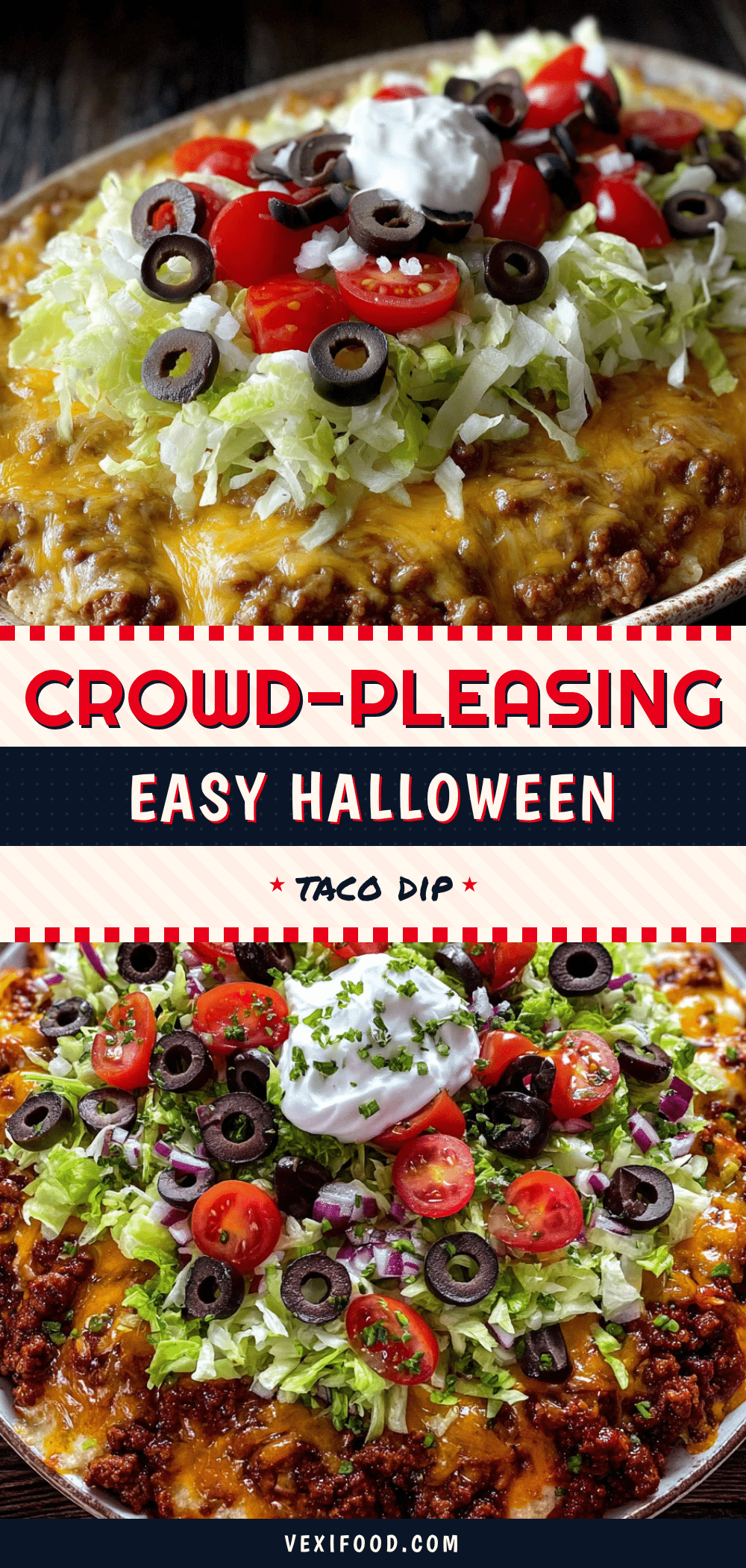 halloween taco dip recipe