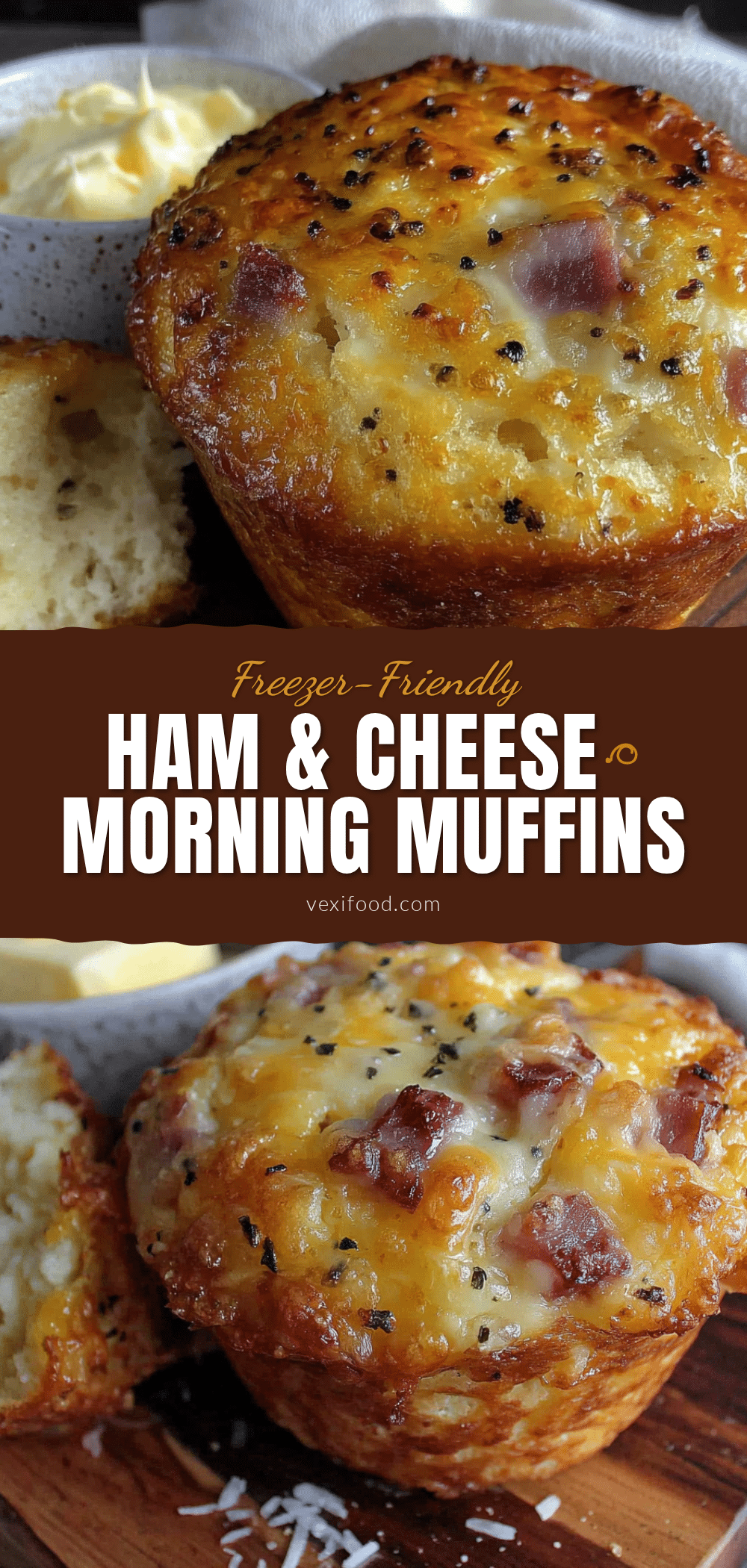 ham and cheese muffins recipe