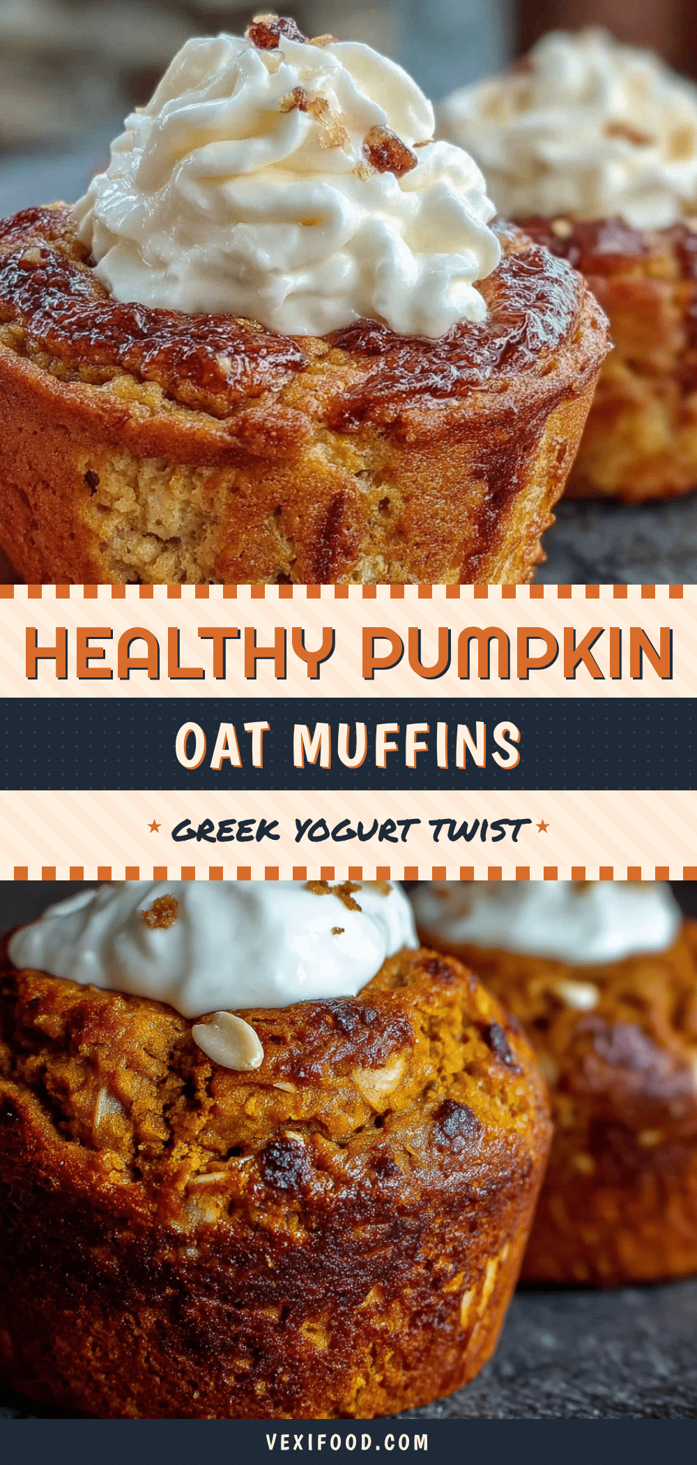 healthy pumpkin oat muffins recipe