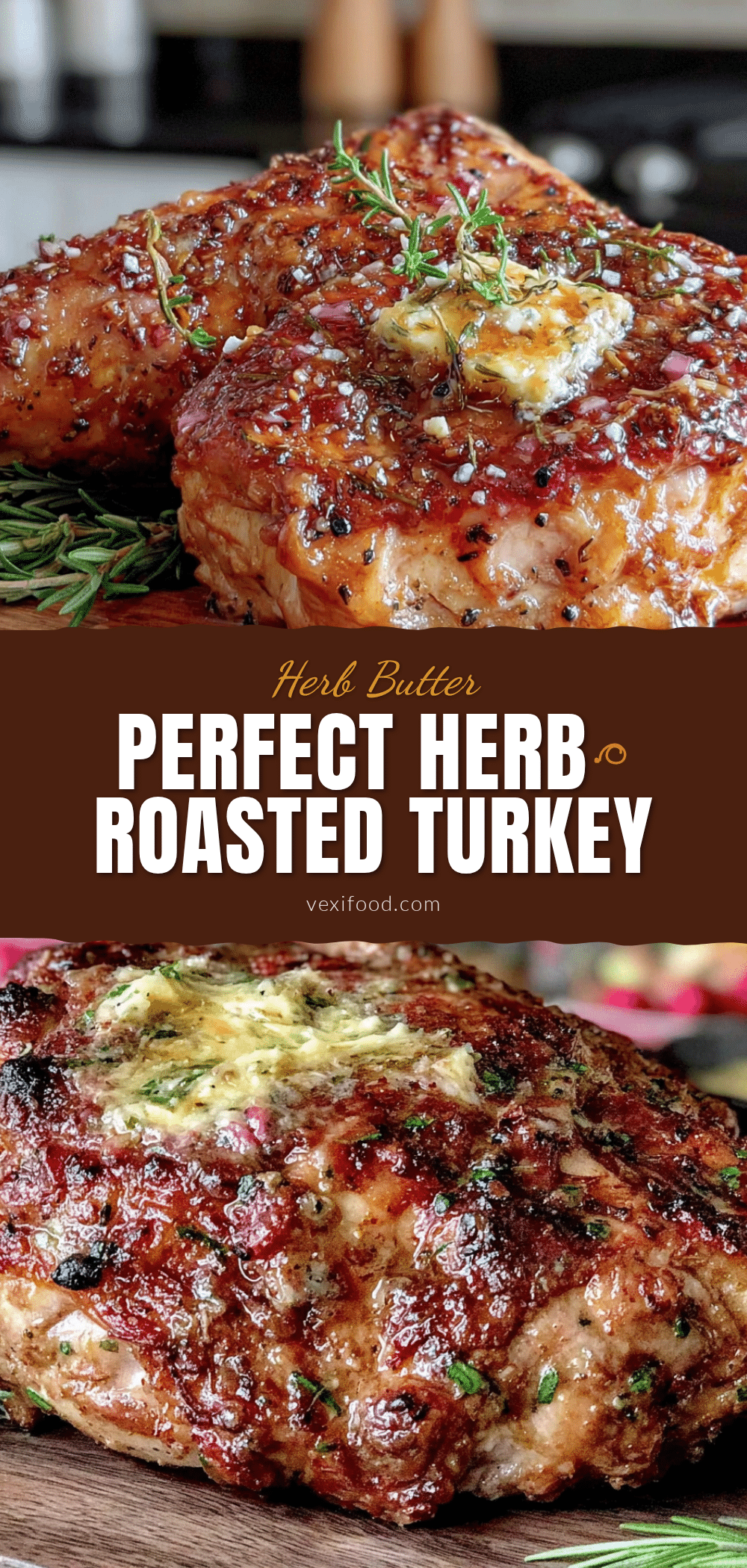 Herb Butter Roasted Turkey for Two recipe