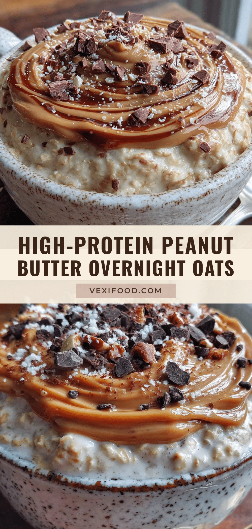 high-protein peanut butter overnight oats recipe