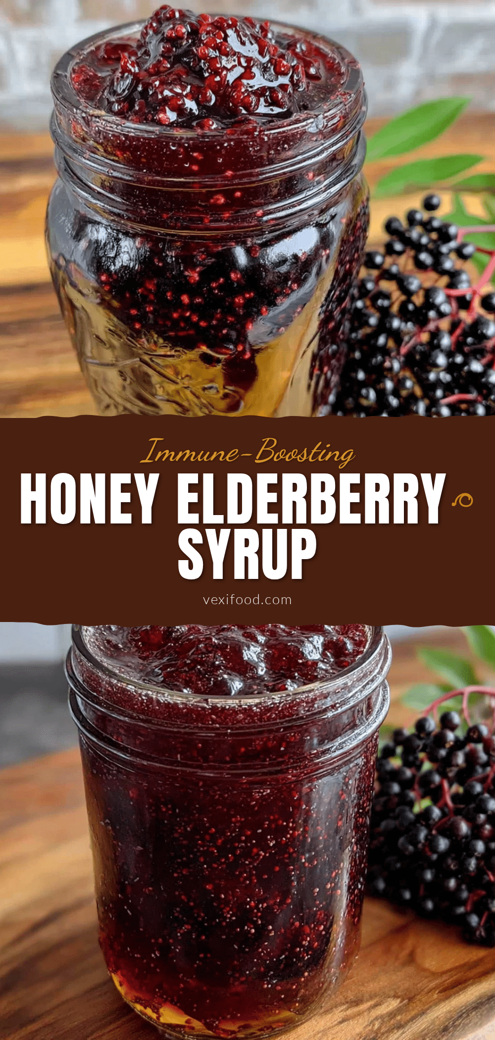 homemade elderberry syrup with honey recipe