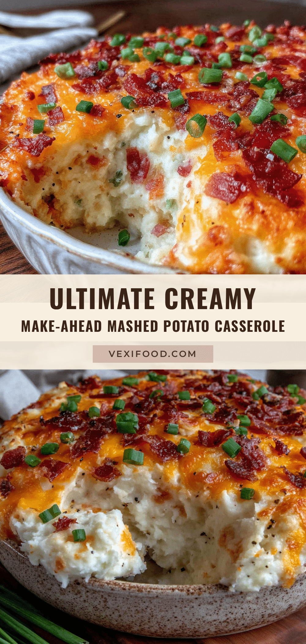 loaded mashed potato casserole recipe
