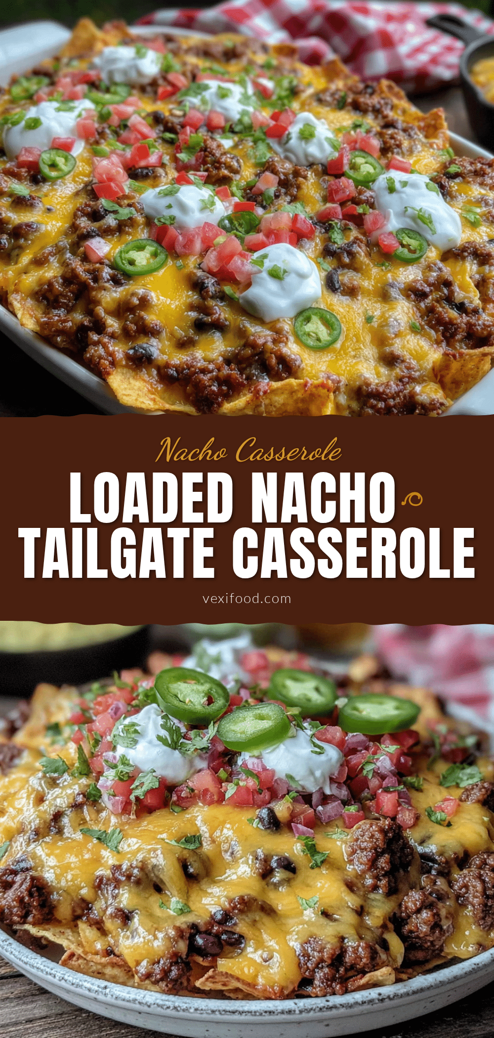 loaded nacho tailgate casserole for a crowd recipe