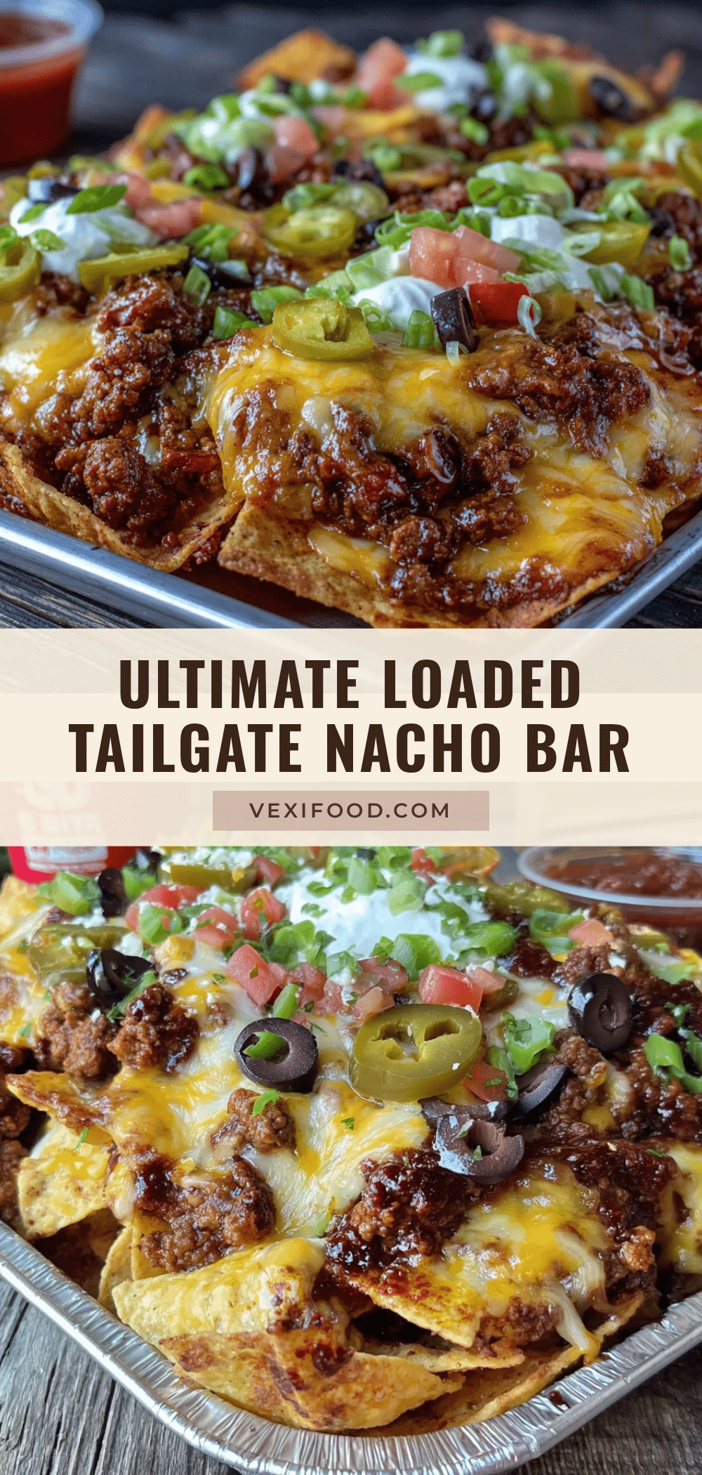 loaded tailgate nachos with ground beef recipe