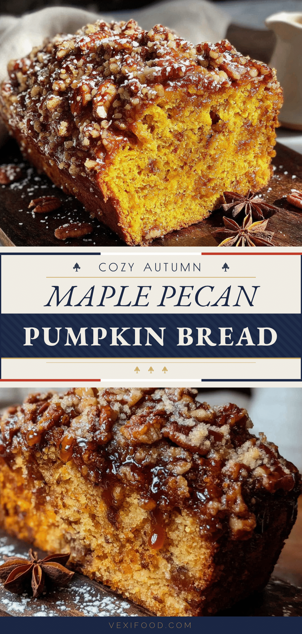 maple pecan pumpkin bread recipe