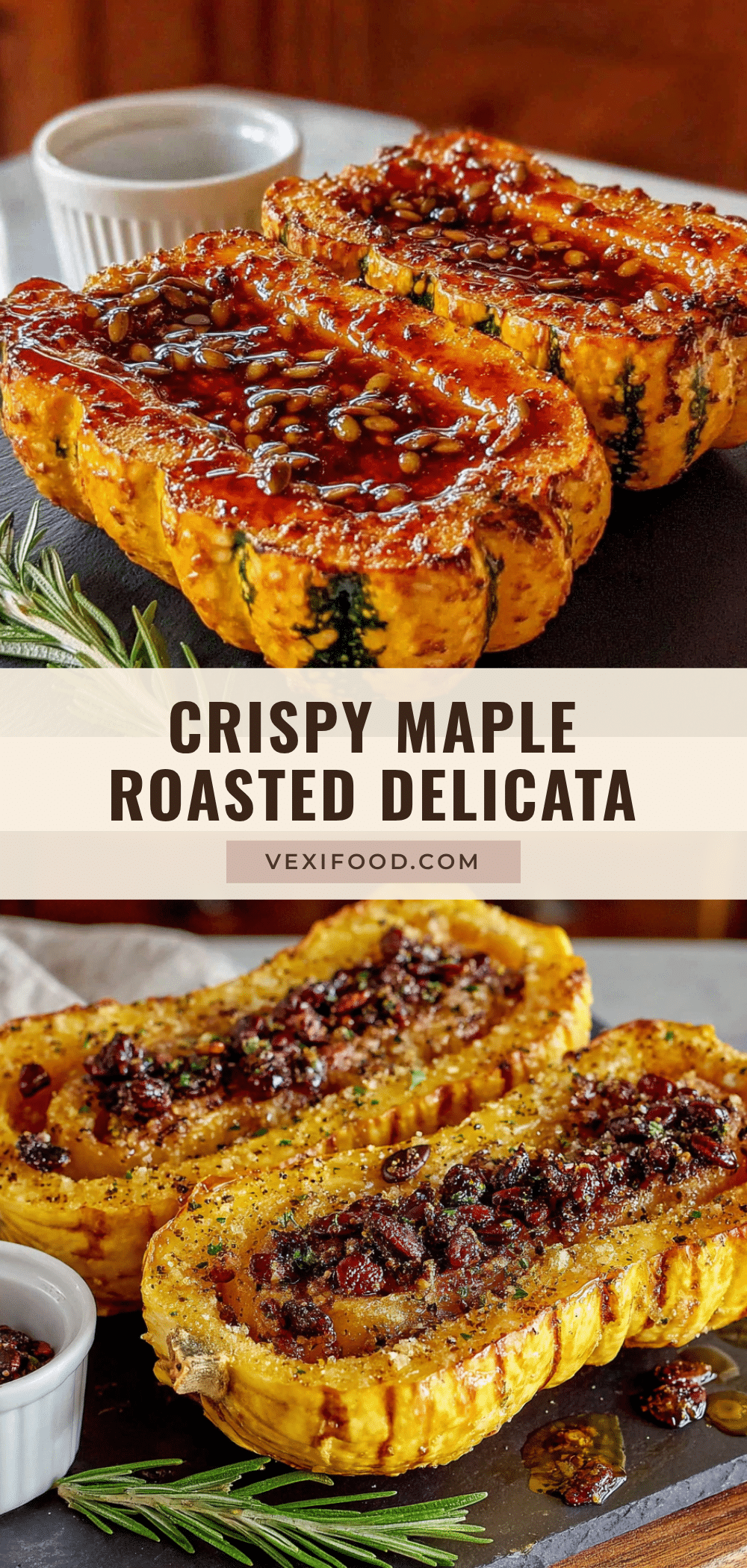 maple roasted delicata squash recipe