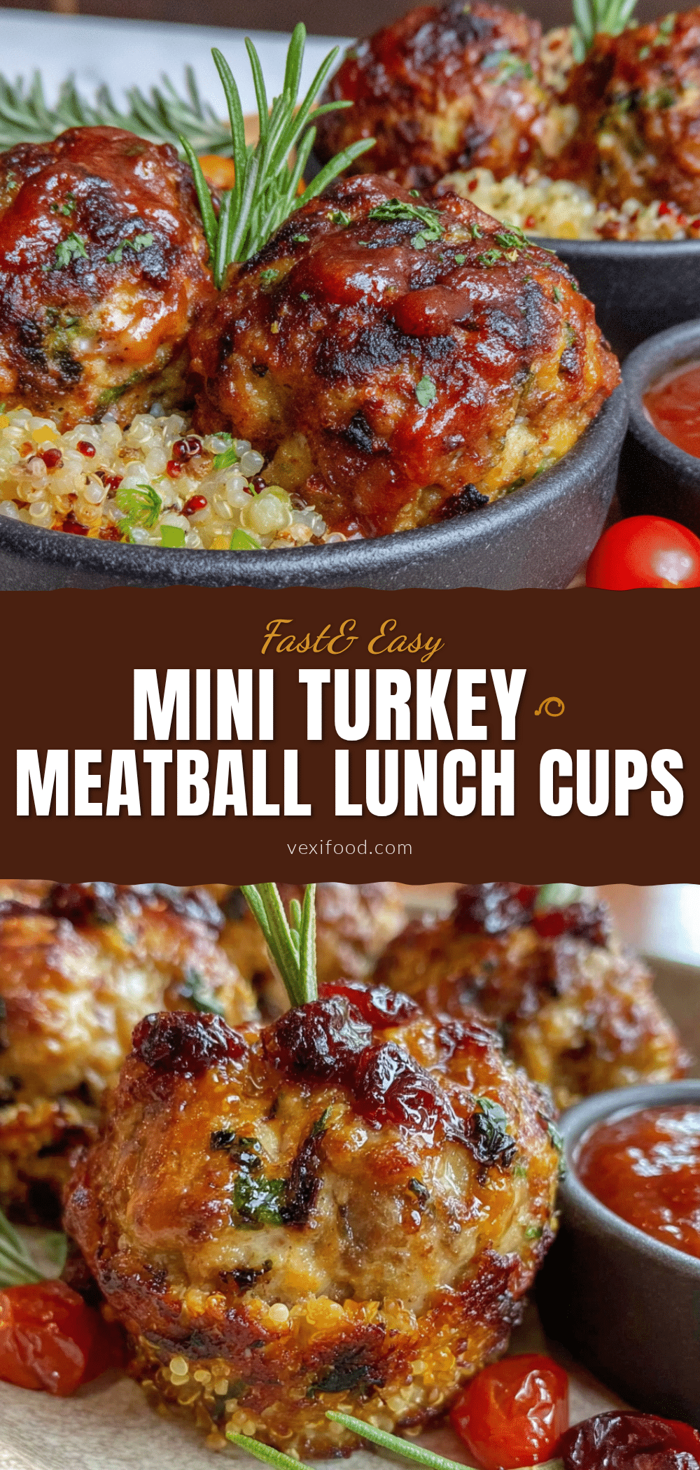 mini turkey meatball lunch box cups recipe