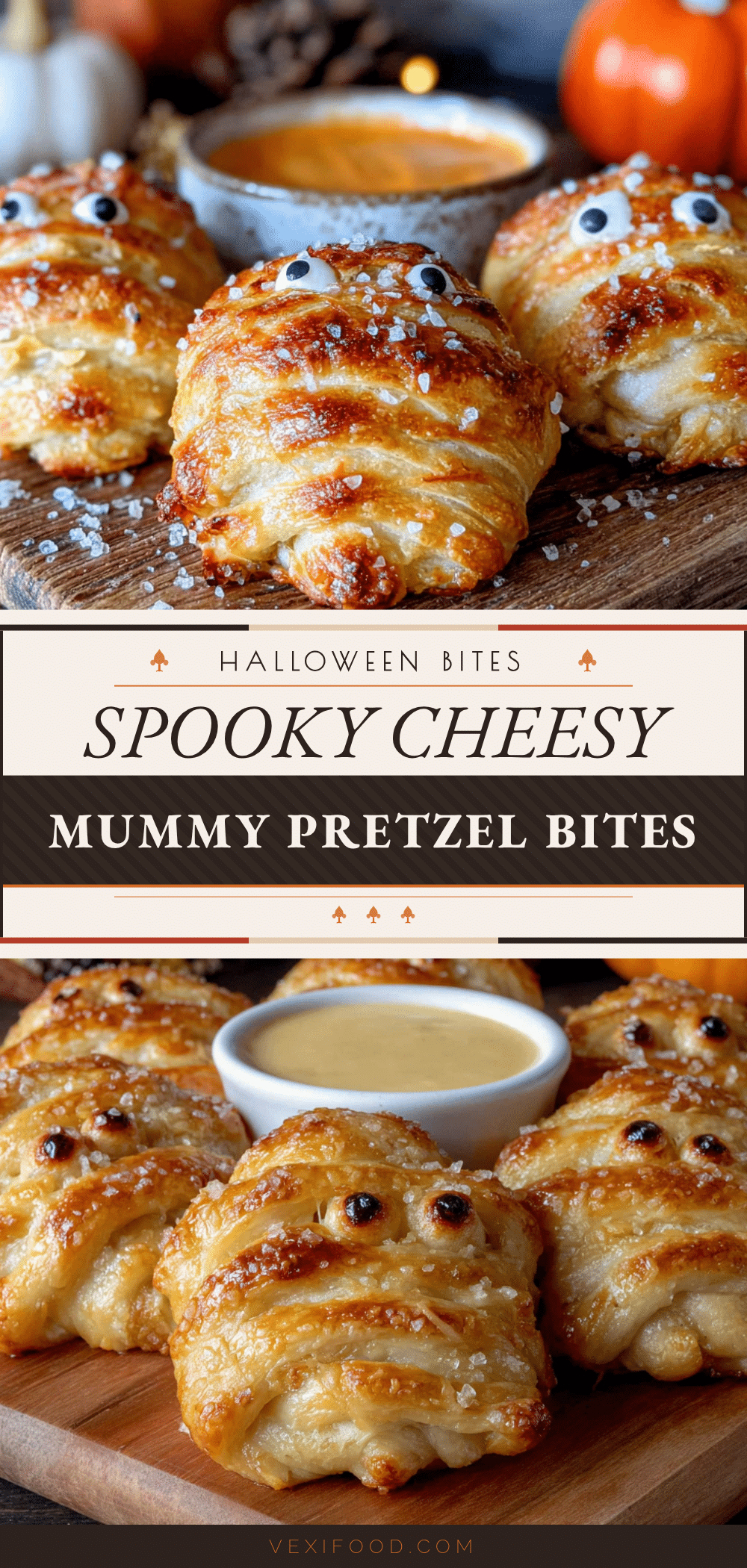 mummy stuffed pretzels recipe