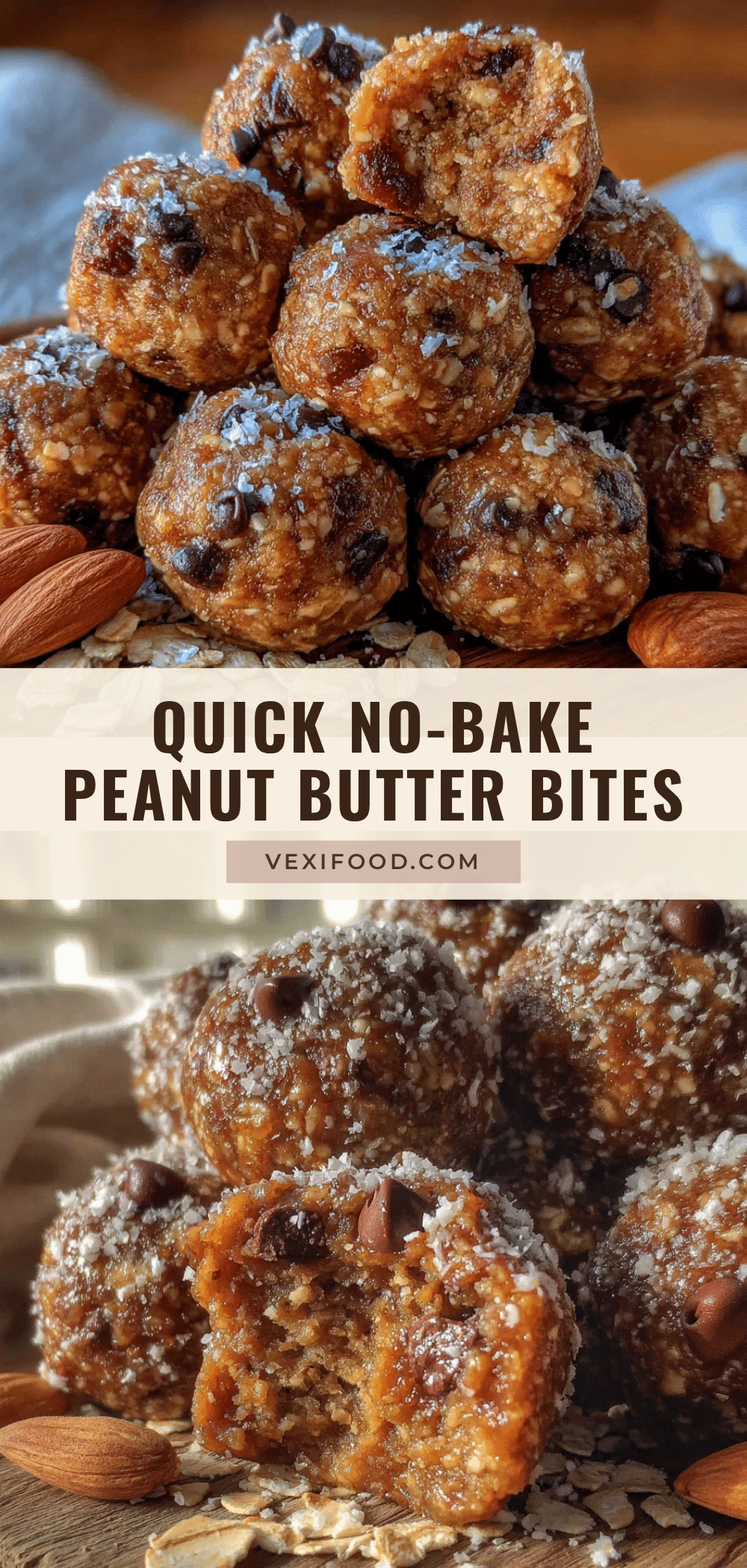 no-bake peanut butter energy bites recipe