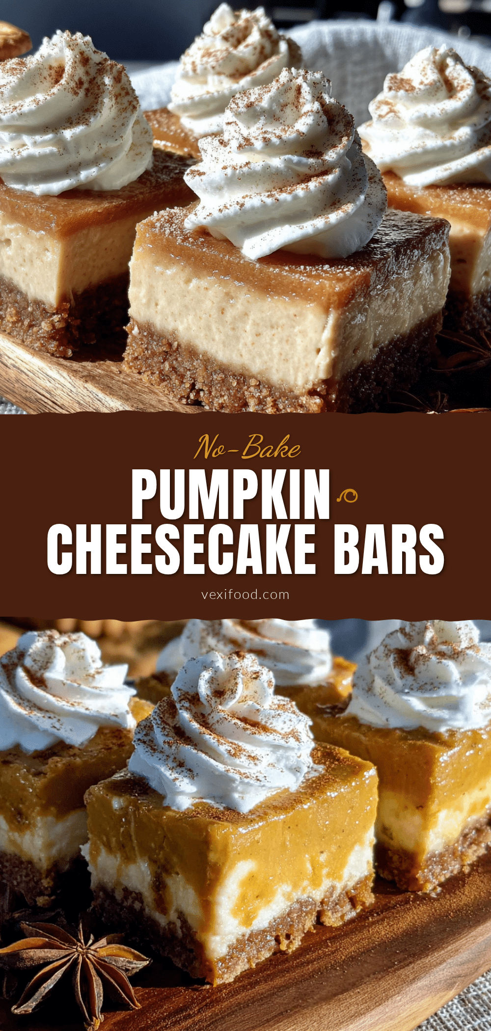 no-bake pumpkin cheesecake bars recipe