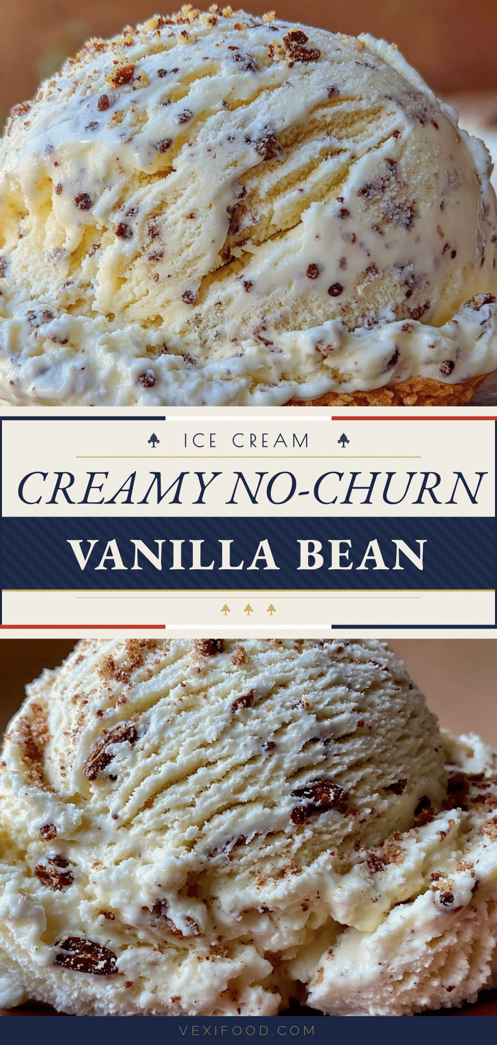 no-churn vanilla bean ice cream recipe