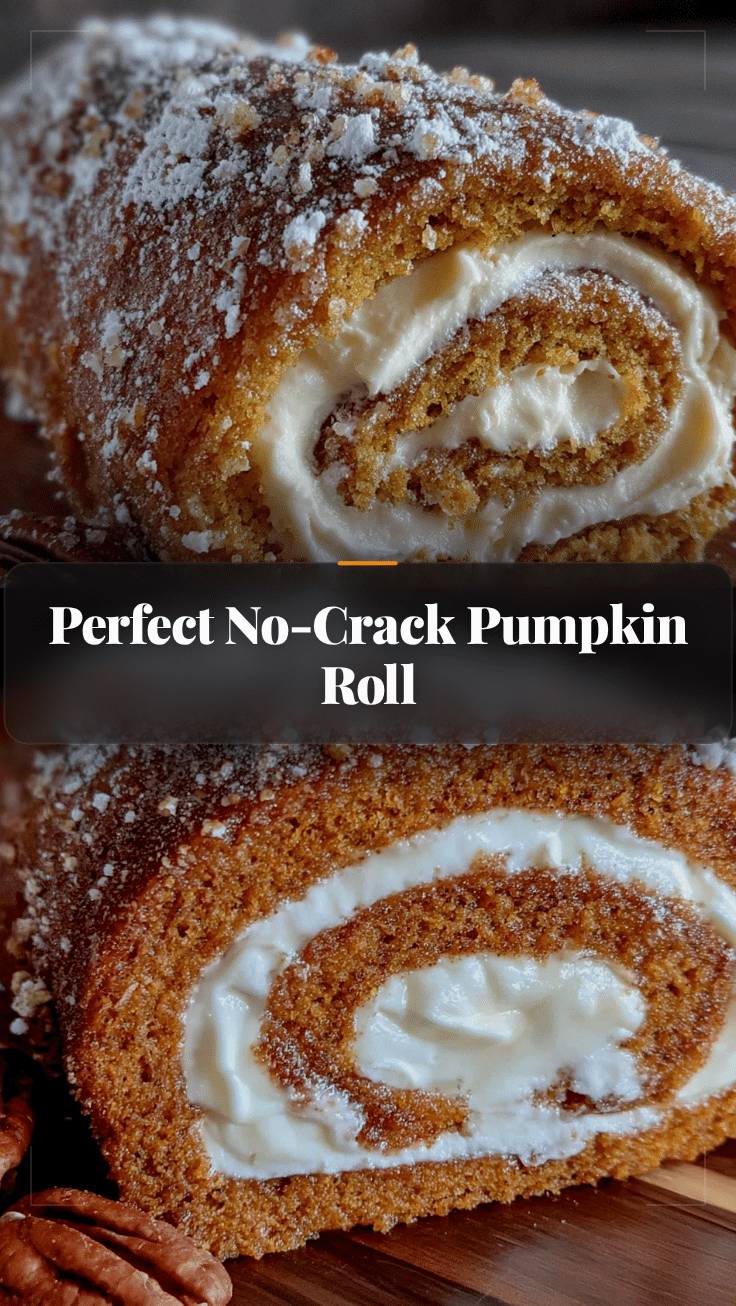 no-crack pumpkin roll recipe