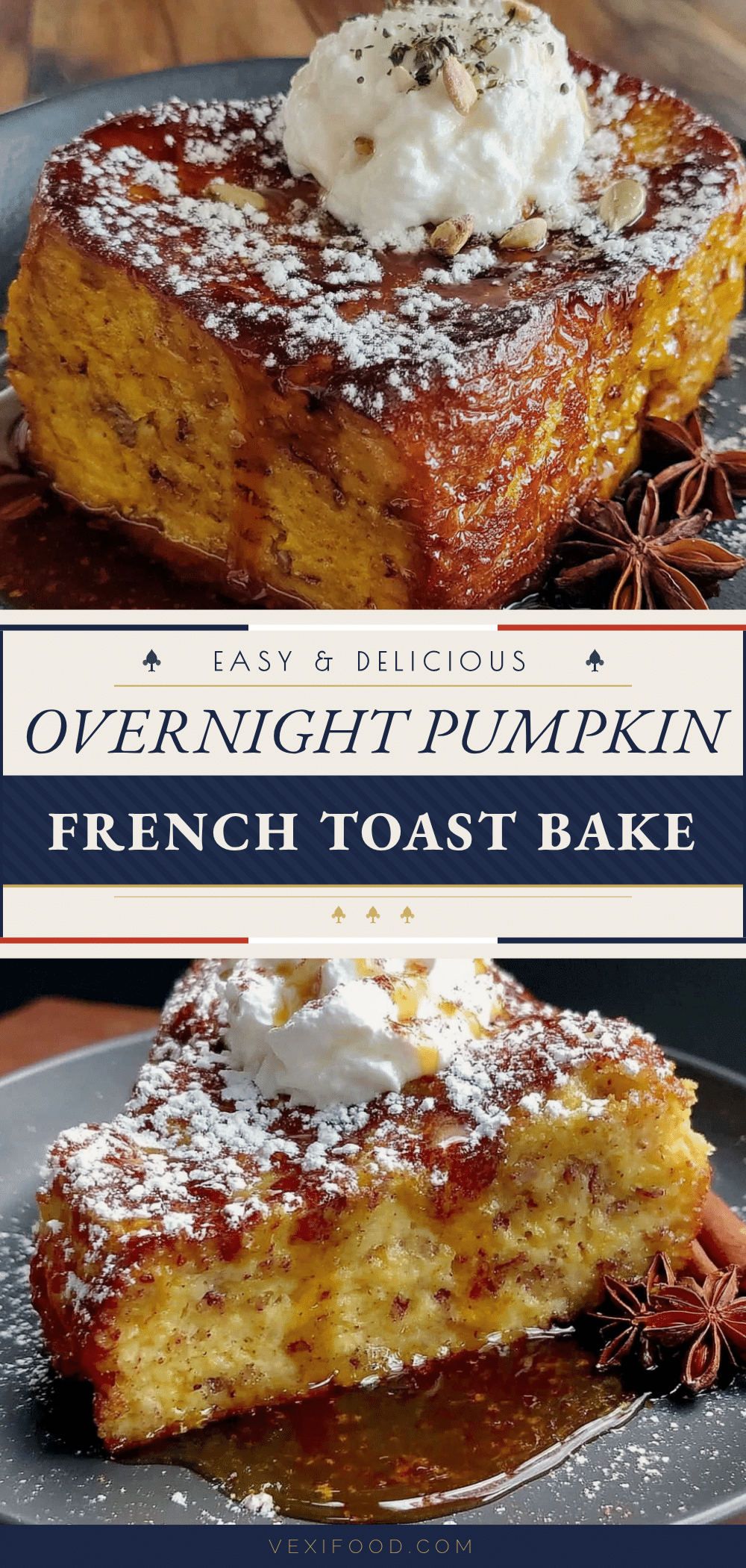 overnight pumpkin french toast bake recipe