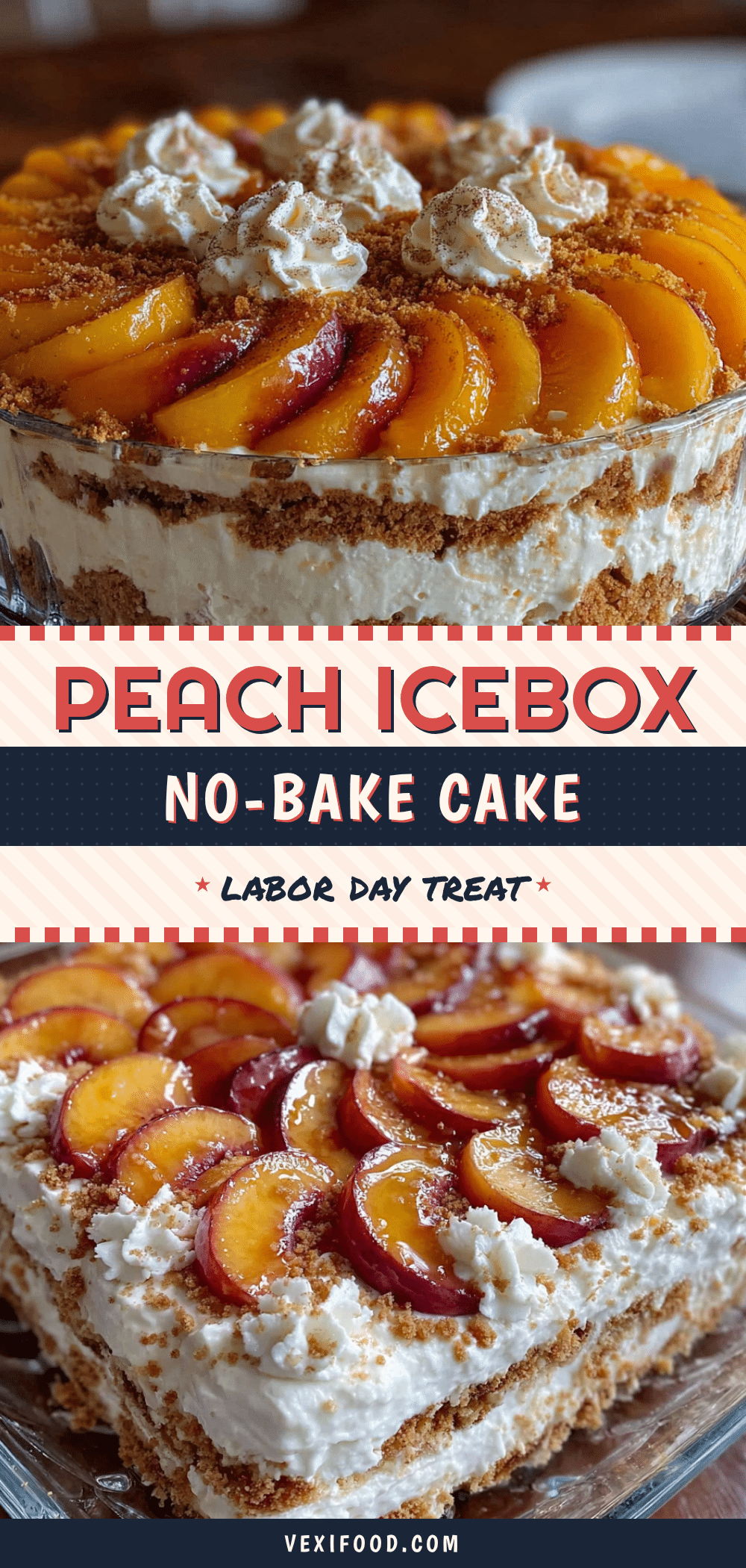 peach icebox cake recipe