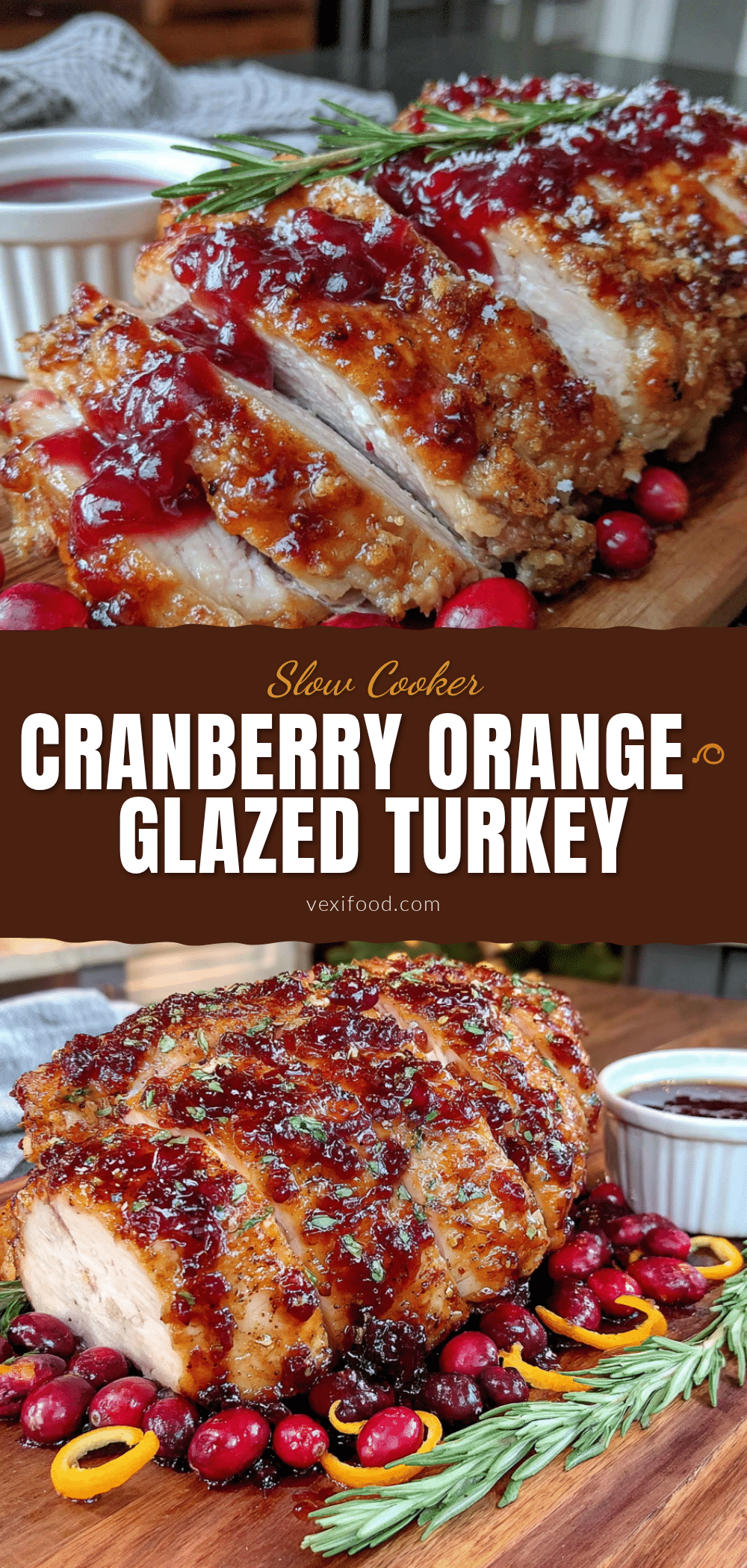 perfect slow cooker cranberry orange glazed turkey breast recipe