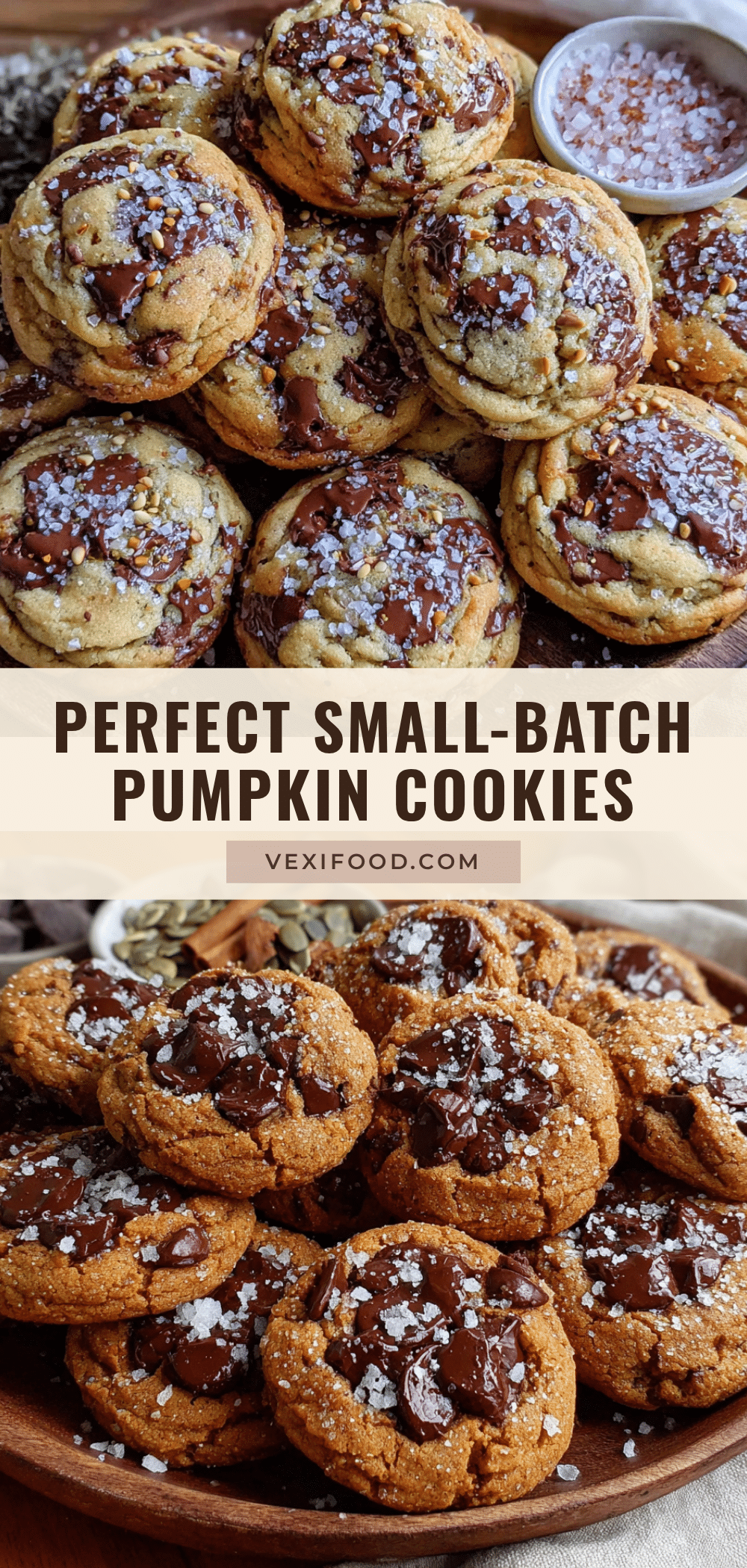 perfect small-batch pumpkin chocolate chip cookies recipe