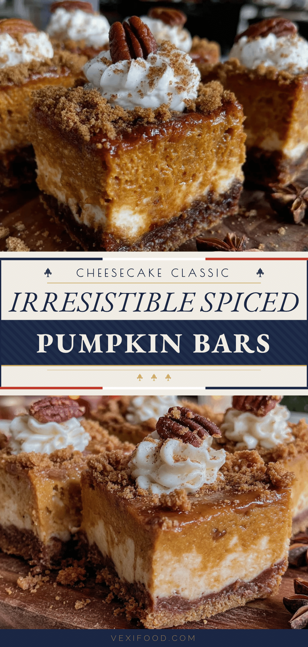 pumpkin cheesecake bars recipe