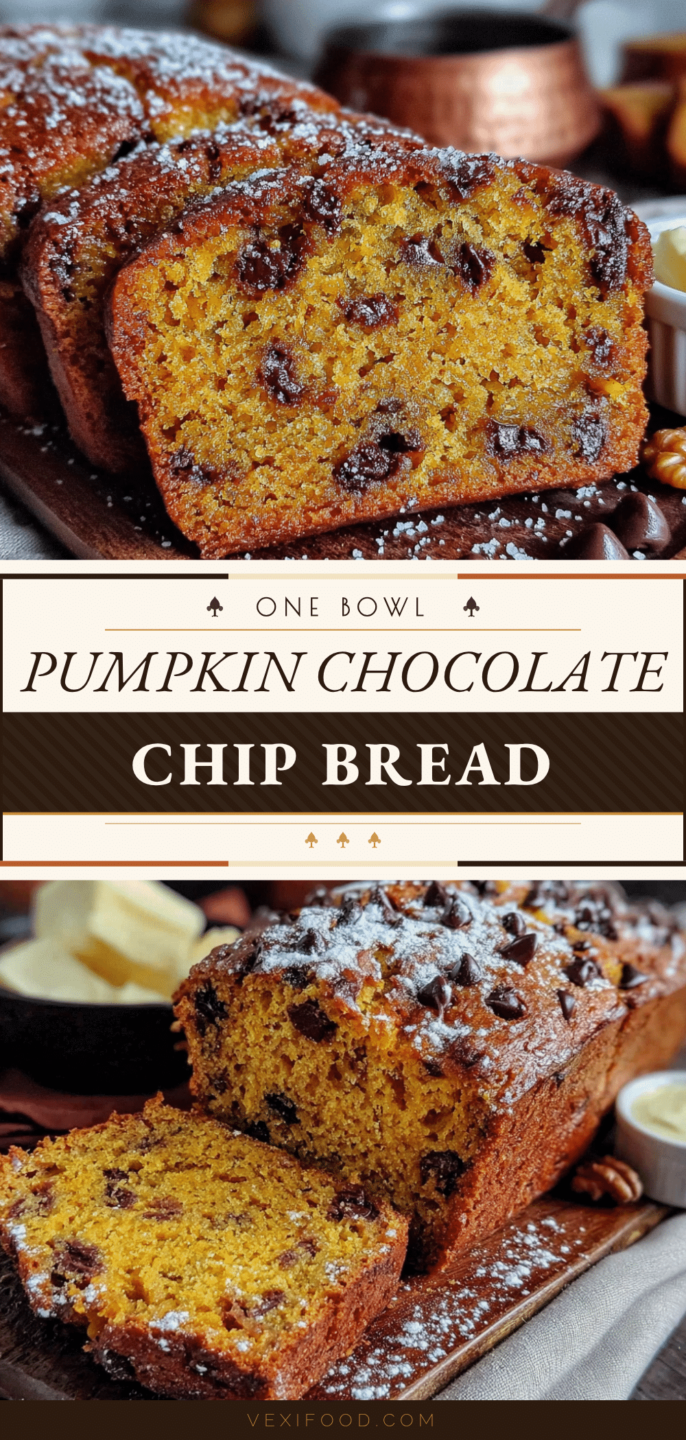 pumpkin chocolate chip bread recipe