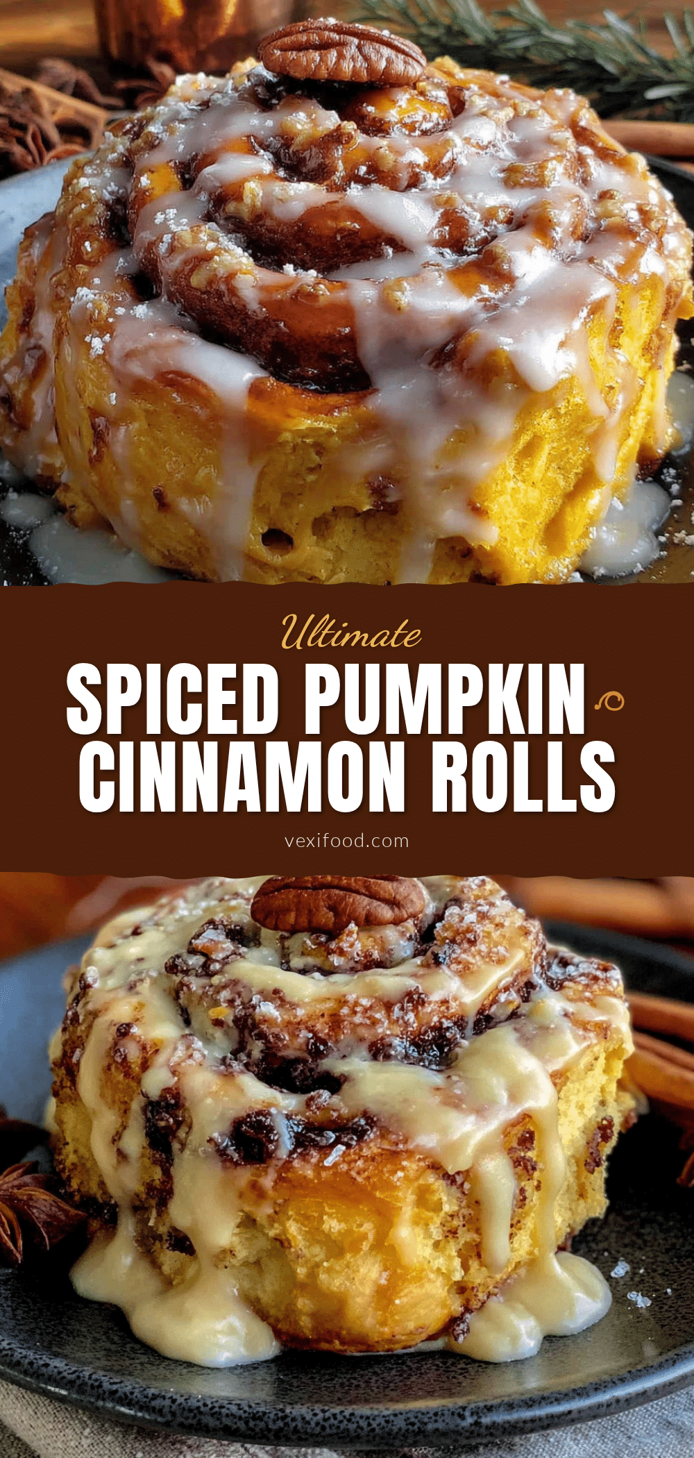 pumpkin cinnamon rolls recipe