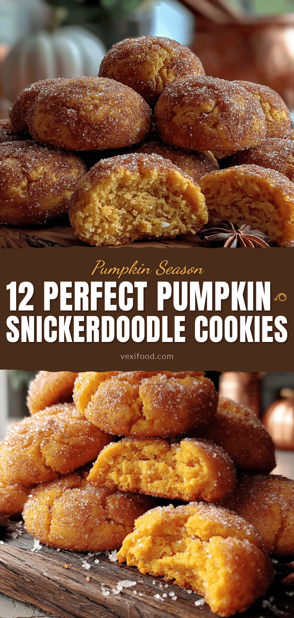 pumpkin snickerdoodle cookies small batch recipe