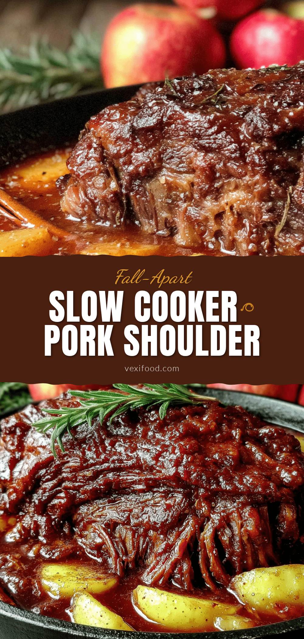 slow cooker apple cider pork shoulder recipe